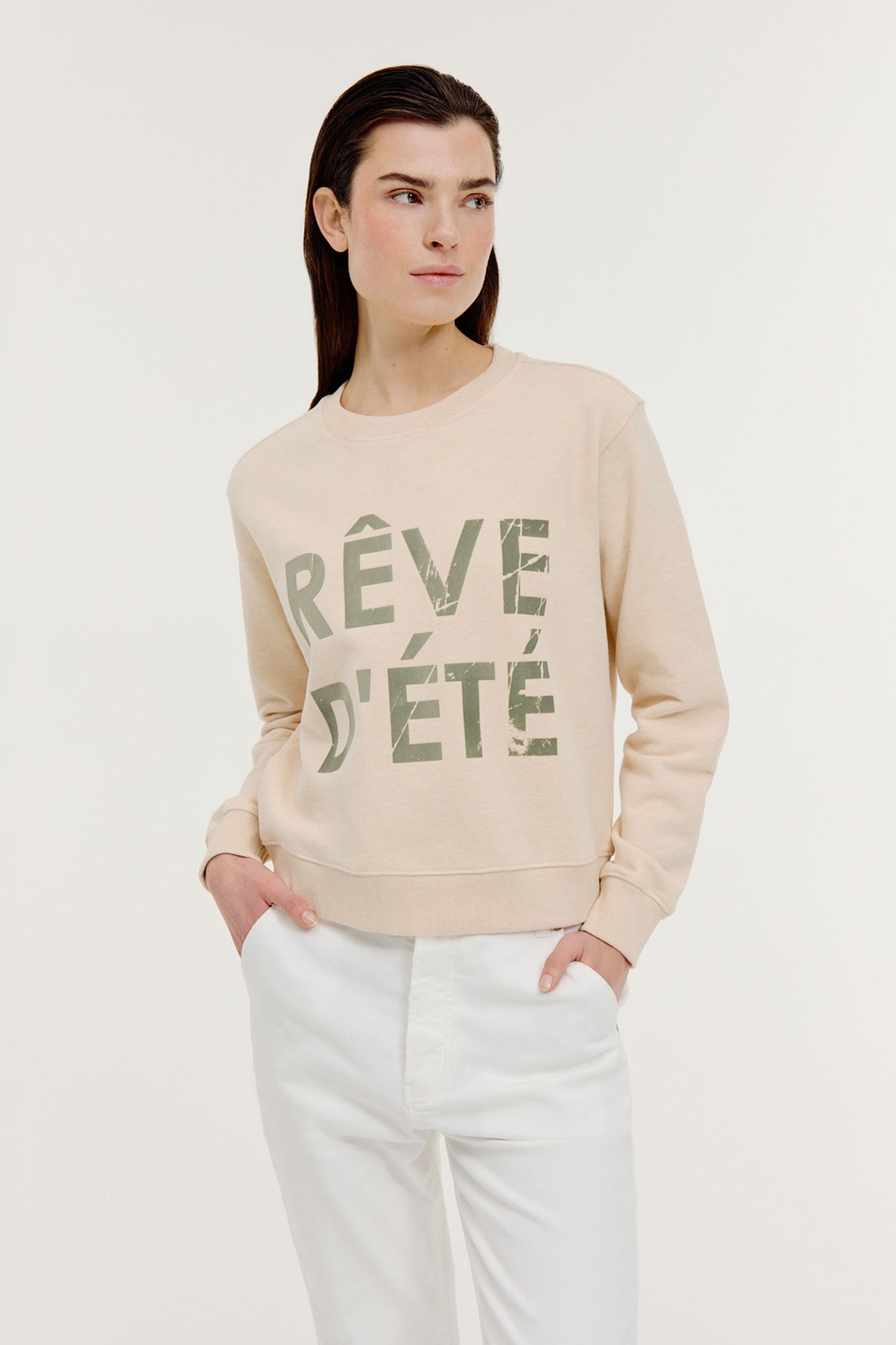 Josephine & Co Bianca Sweater Sand Maat: S | Sweaters Outlet | Dames | Beige