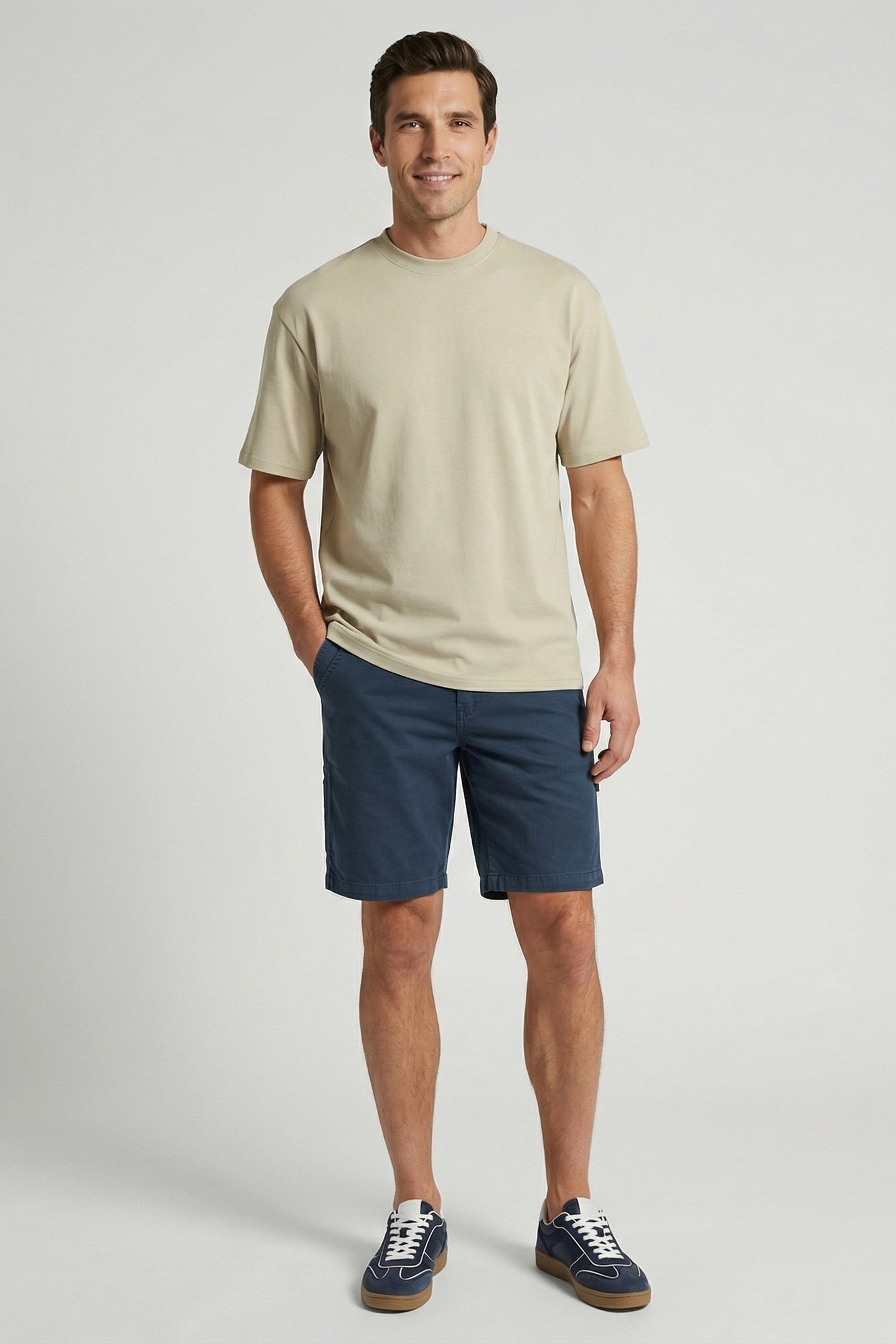 Cars Jeans Carter Short Navy Maat: XS | Korte Broeken Outlet | Heren | Blauw