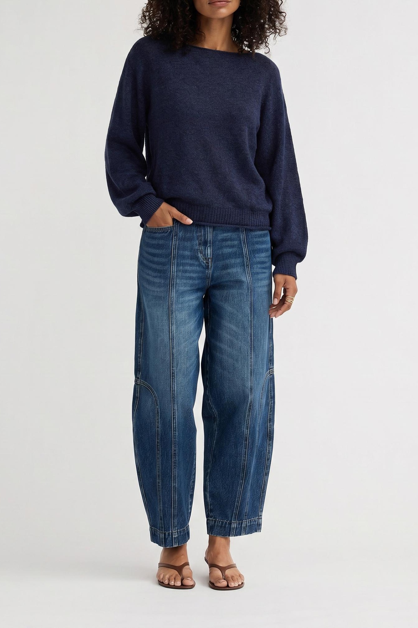 Alchemist Sweater Lupin Navy Maat: XL | Sweaters Outlet | Dames | Blauw