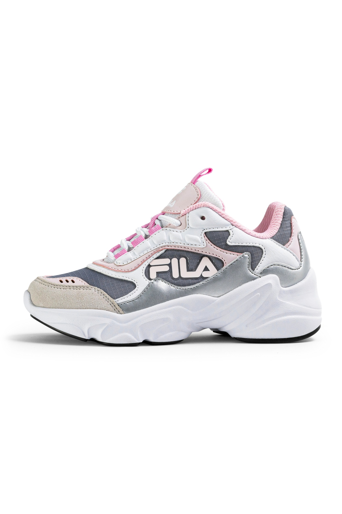 FILA Collene Logo Kids White-carinaria Maat: 28 | Schoenen Outlet | kids | Grijs