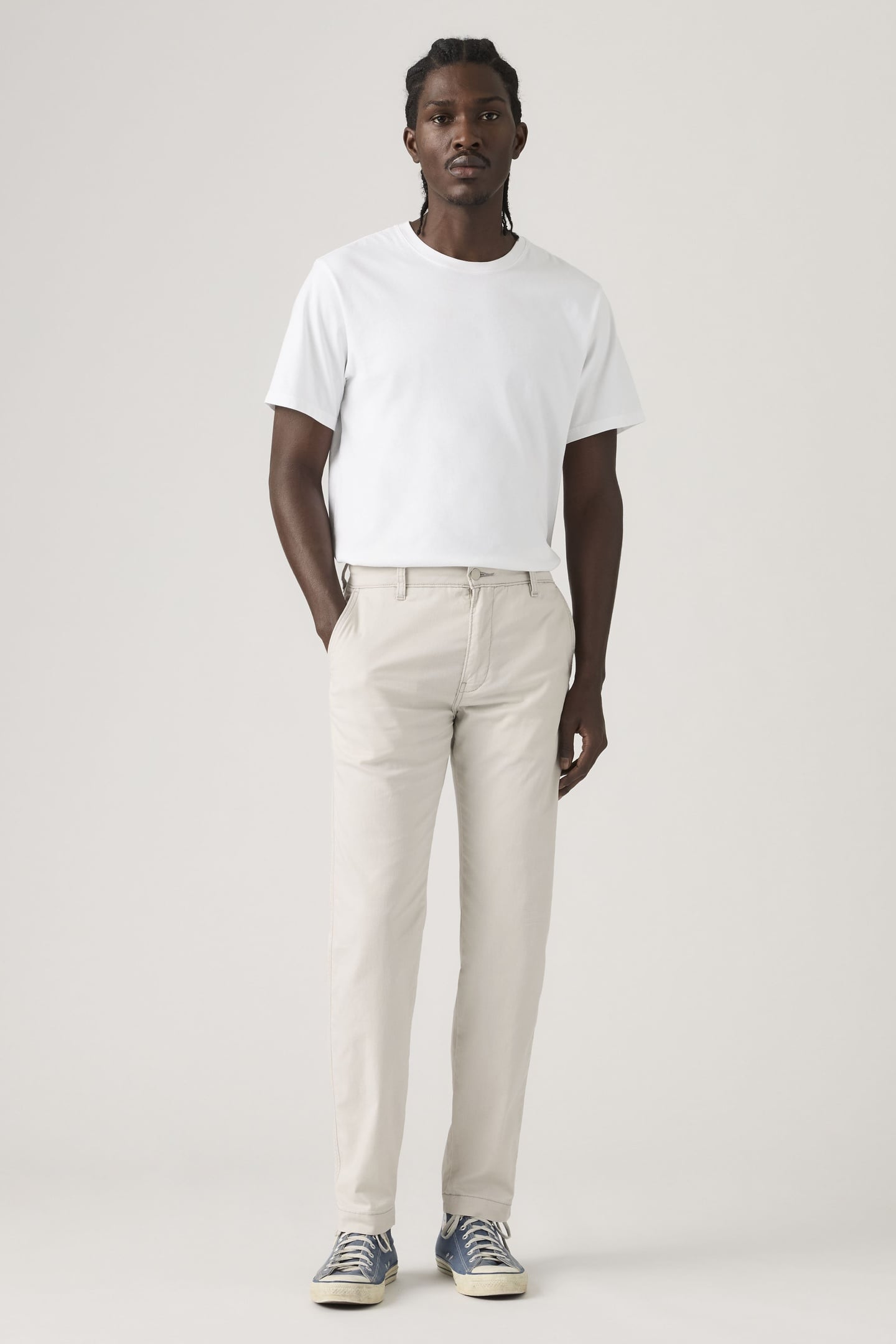 Levi's Xx Chino Standard Taper Lightweight Linen Pants Maat: W31L32 | Chino's Outlet | Heren | Beige