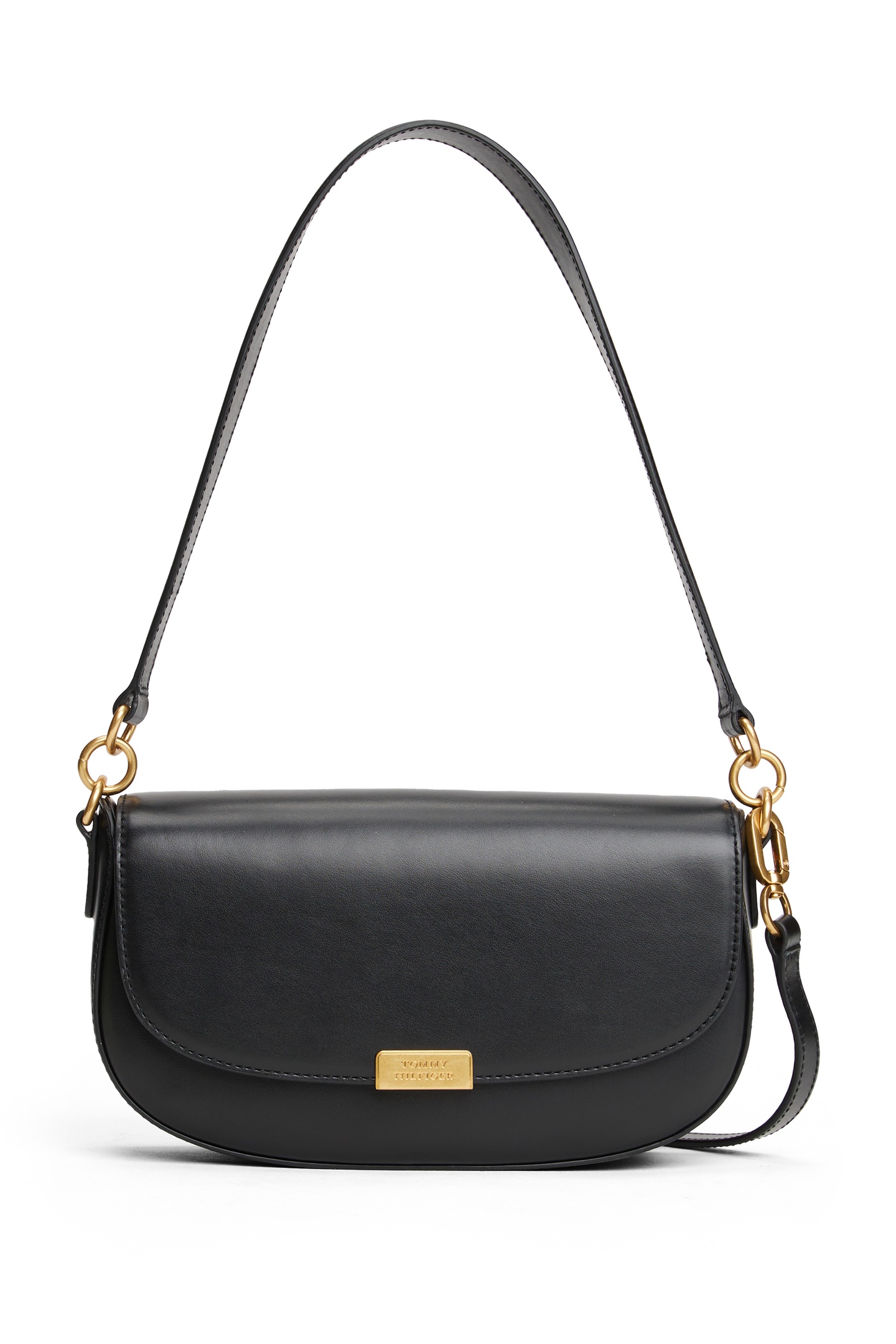 Tommy Hilfiger Iconic Leather Crossbody Bag Black Maat: OS | Handtassen Outlet | Dames | Zwart