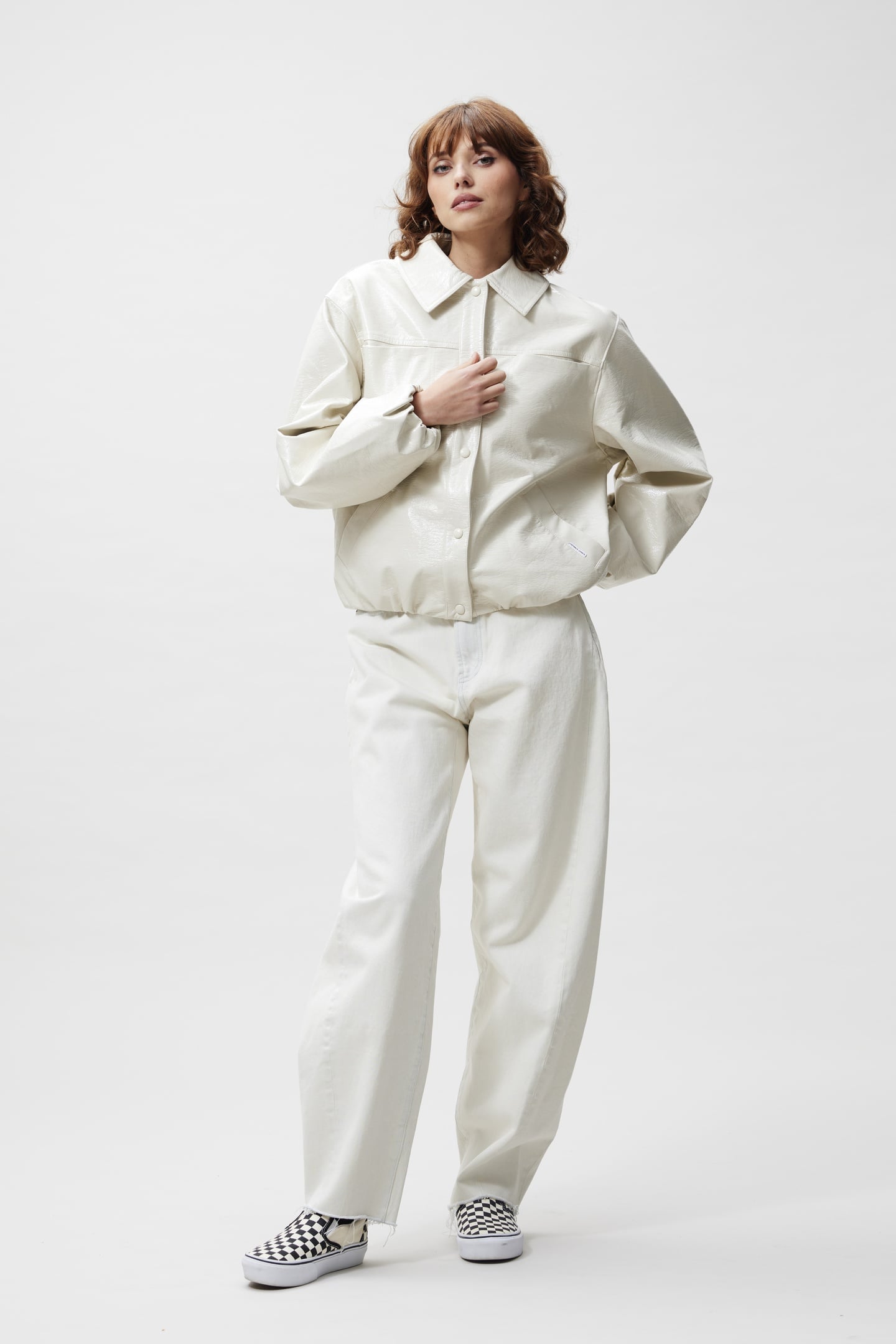 Catwalk Junkie Tuck In Jacket Silver Birch Maat: 38 | Bomberjacks Outlet | Dames | Wit