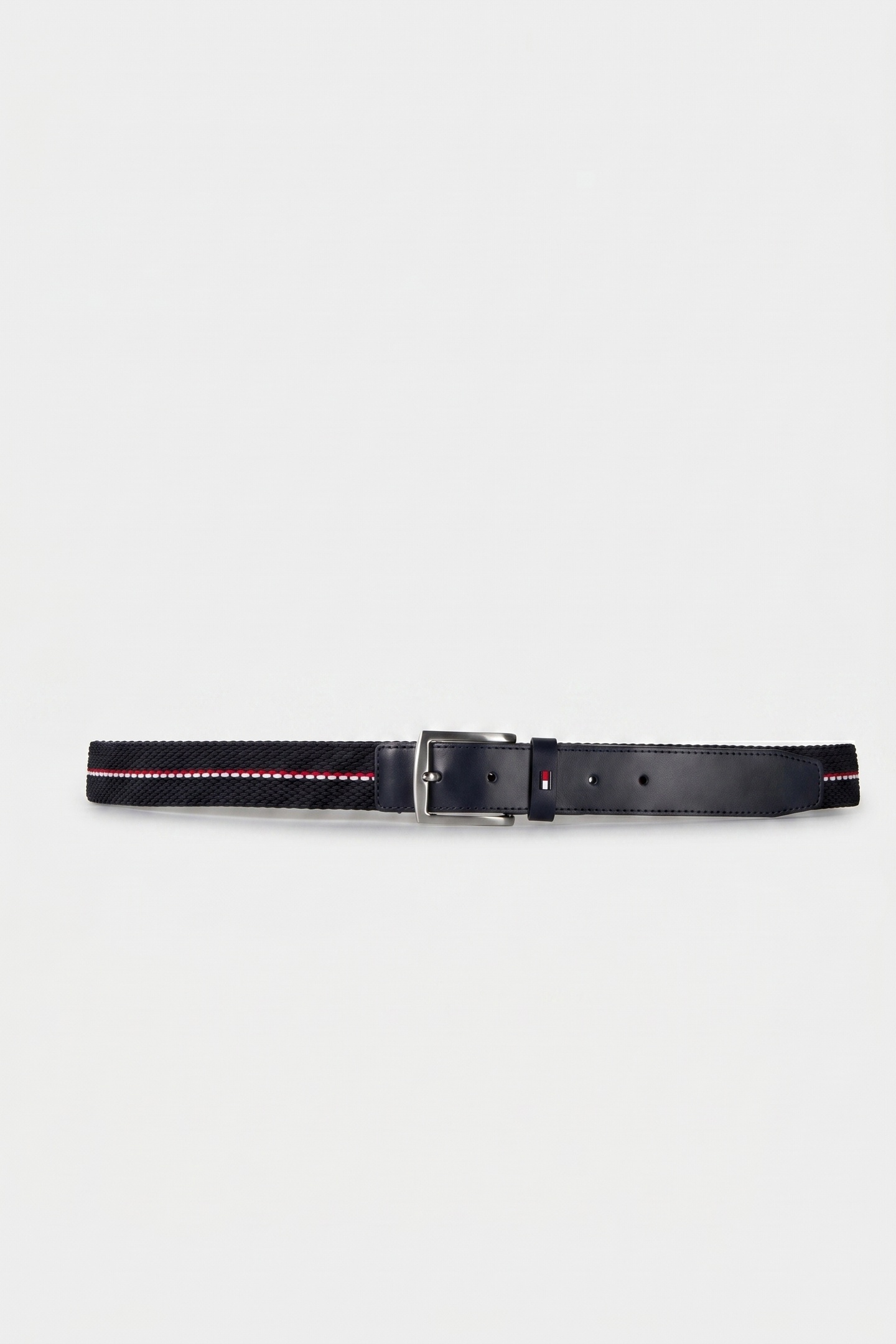 Tommy Hilfiger Denton Elastic 3.5 Belt Space Blue Maat: 100 | Riemen Outlet | Heren | Blauw