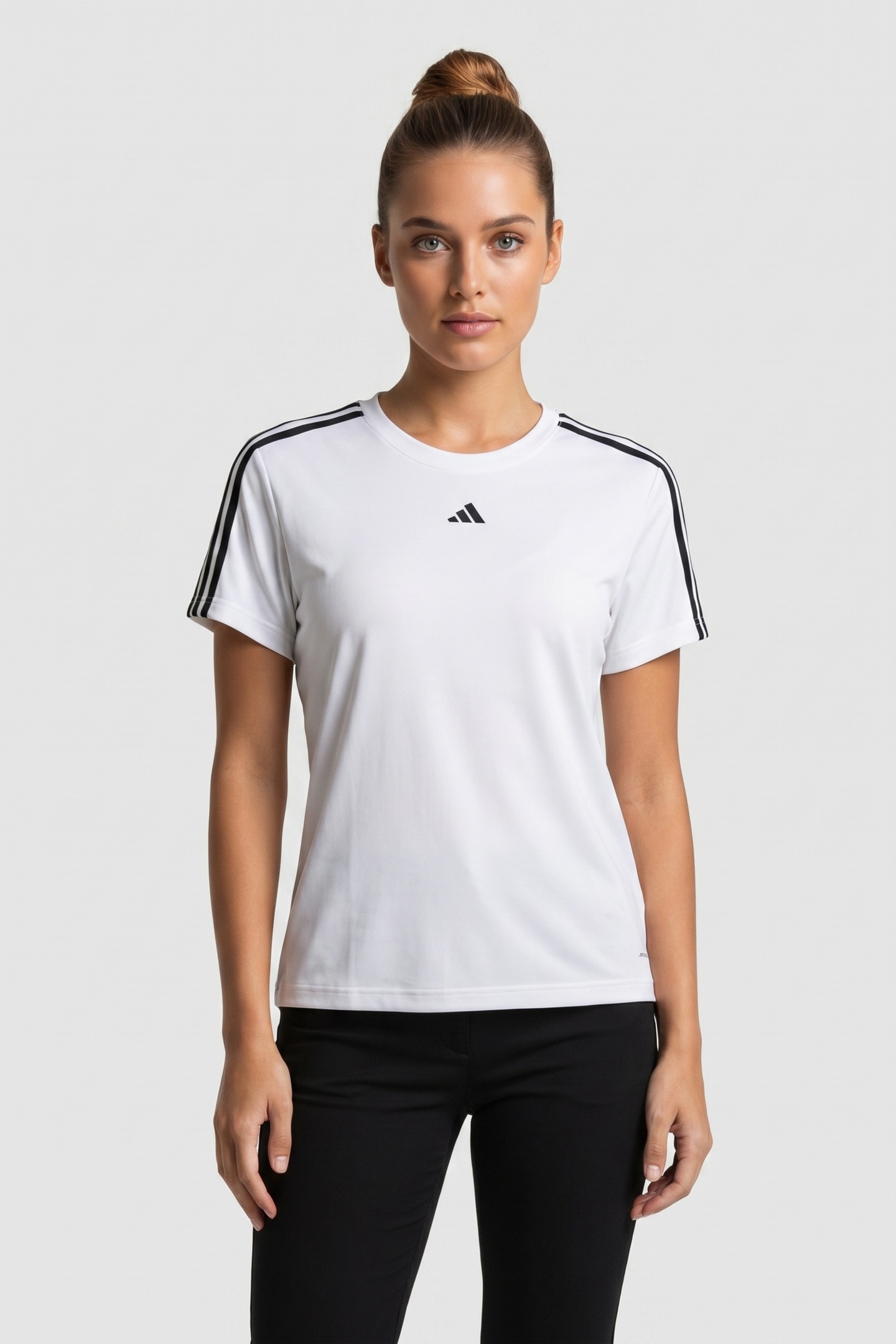 Adidas Performance Aeroready Train Essentials 3-stripes T-shirt Maat: XS | Sport Shirts Outlet | Dames | Zwart