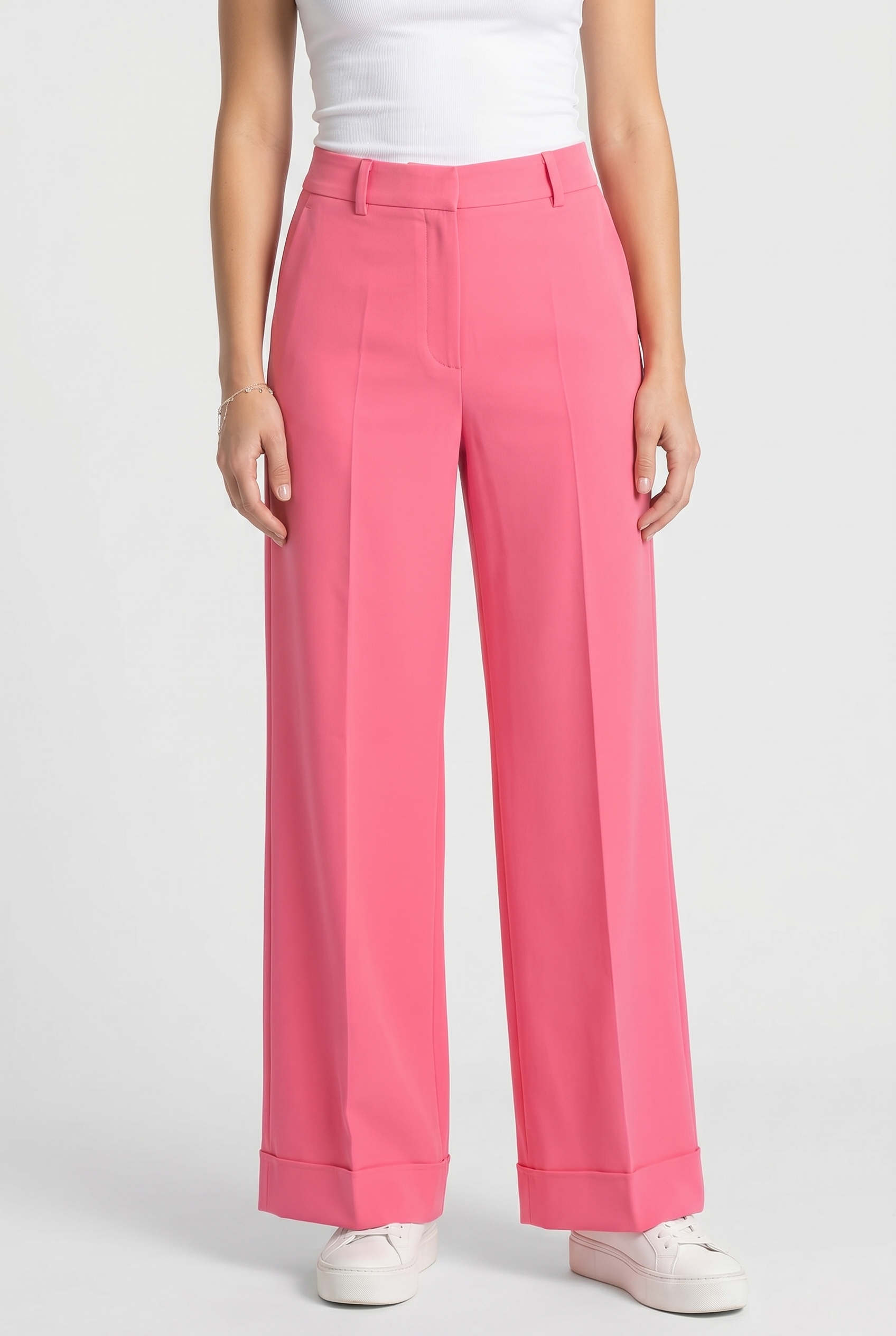 Moschino Pants Pink Maat: 40 | Pantalons Outlet | Dames | Roze