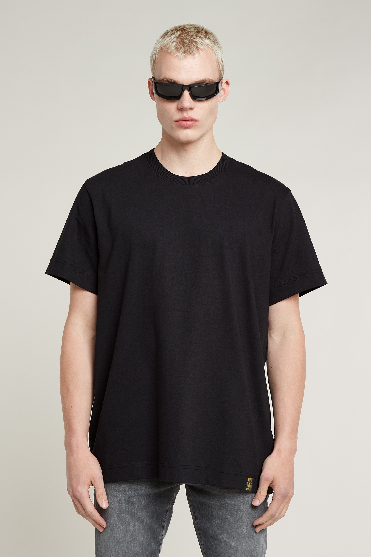 G-Star Essential Loose R T Black Maat: L | Basic T-Shirts Outlet | Heren | Zwart