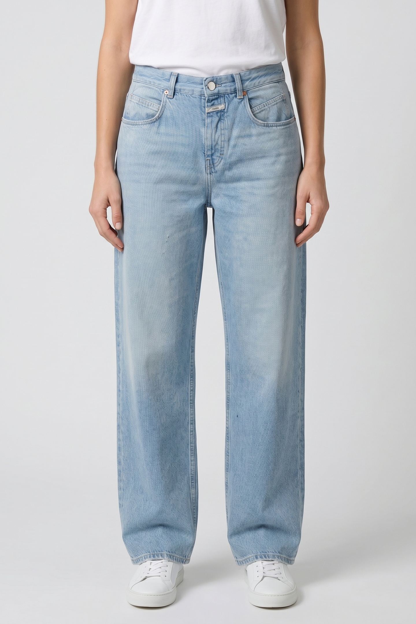 Closed Nikka Light Blue Maat: W32L32 | Wijde Broeken Outlet | Dames | Blauw