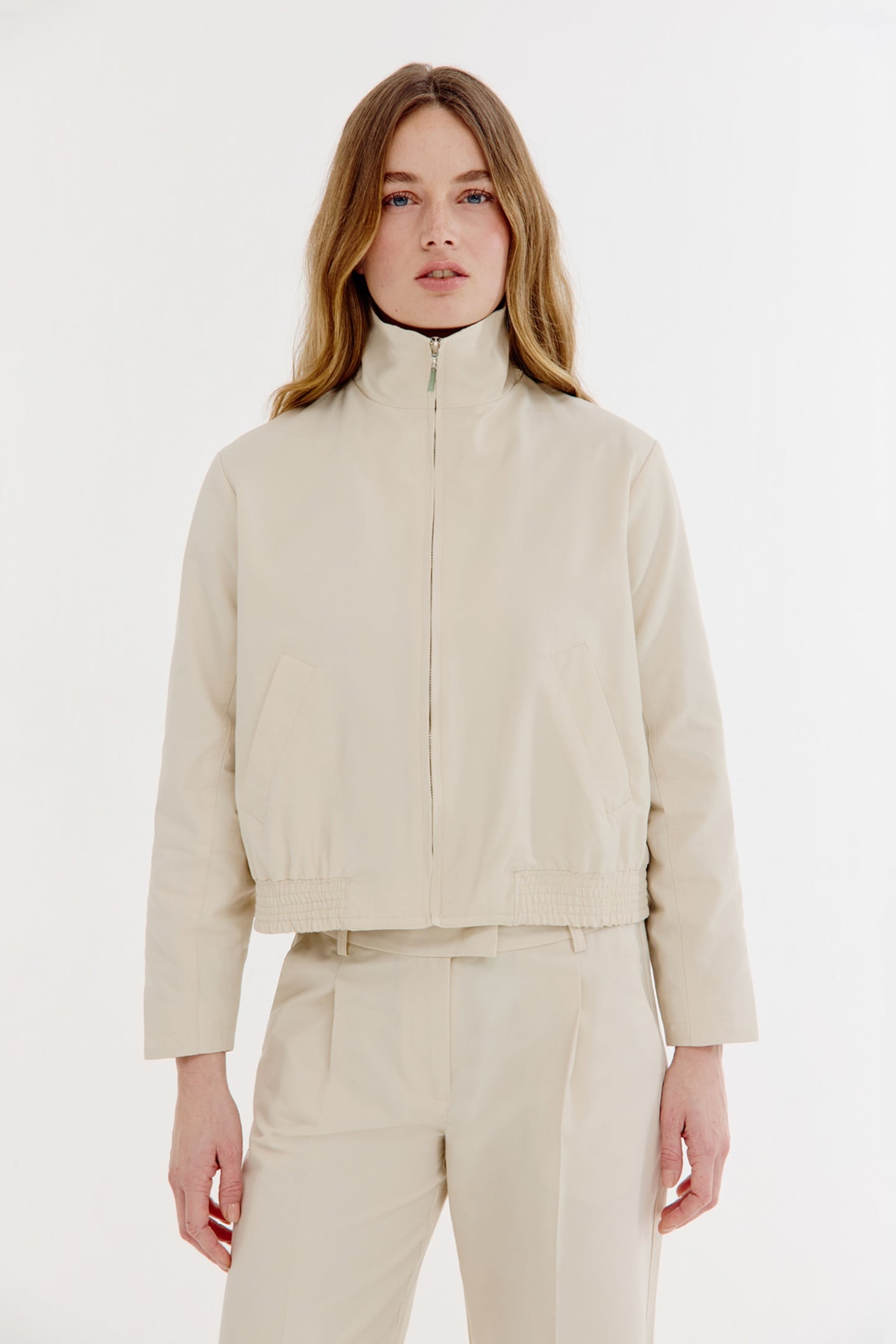 Josephine & Co Bob Jacket Sand Maat: 36 | Bomberjacks Outlet | Dames | Beige