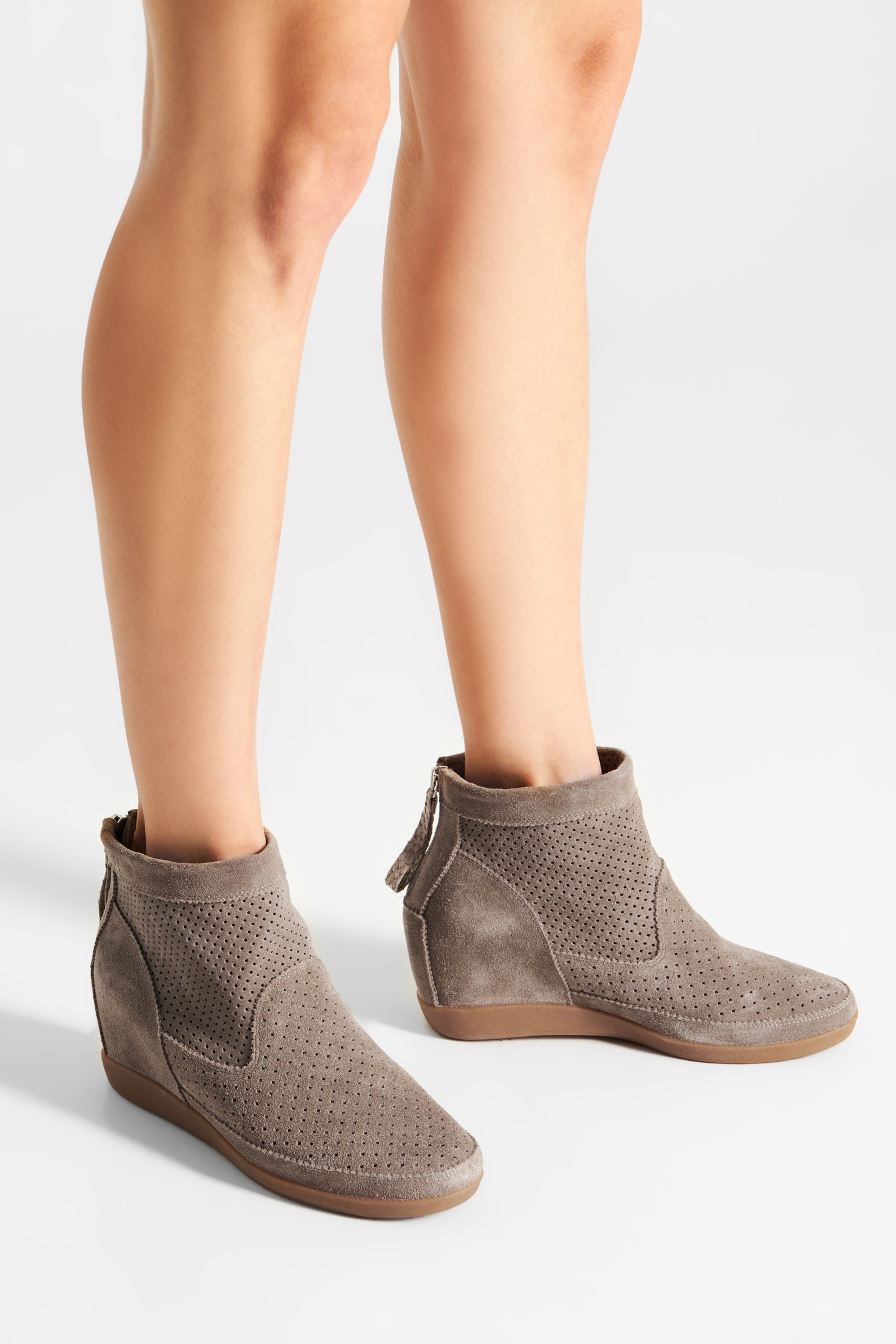 Woden Emmy Lite Silver Mink Maat: 38 | Laarzen Outlet | Dames | Grijs