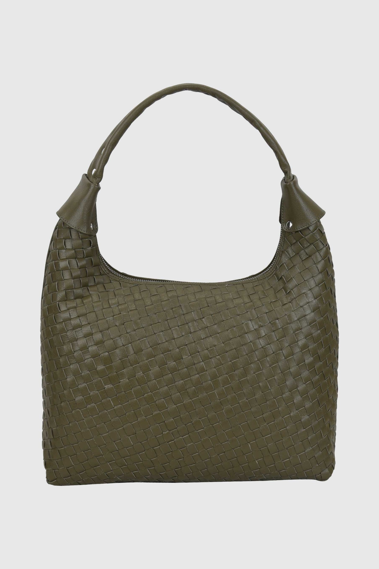 Núnoo Big Dandy Braided Mountain Dark Olive Maat: OS | Handtassen Outlet | Dames | Bruin