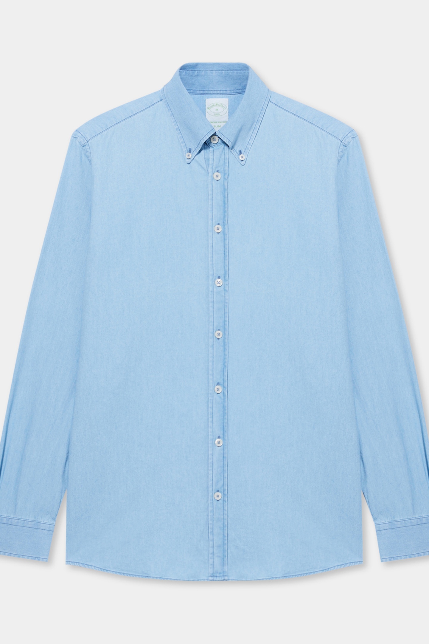Brooks Brothers Button Denim Shirt Light Blue Maat: XXXL | Casual Overhemden Outlet | Heren | Blauw