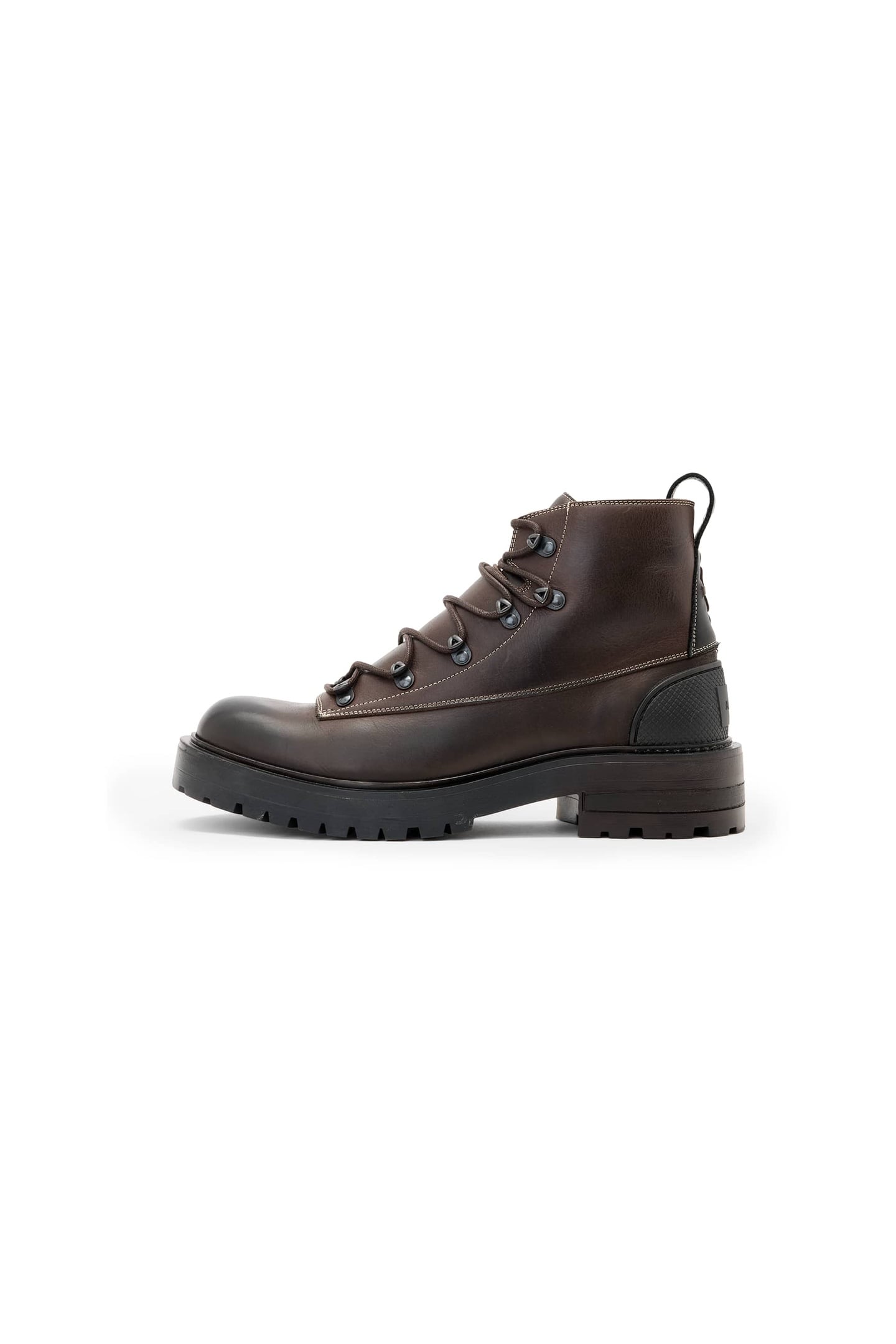 AllSaints Mccoy Hiking Boot Dark Brown Maat: 43 | Laarzen Outlet | Heren | Bruin