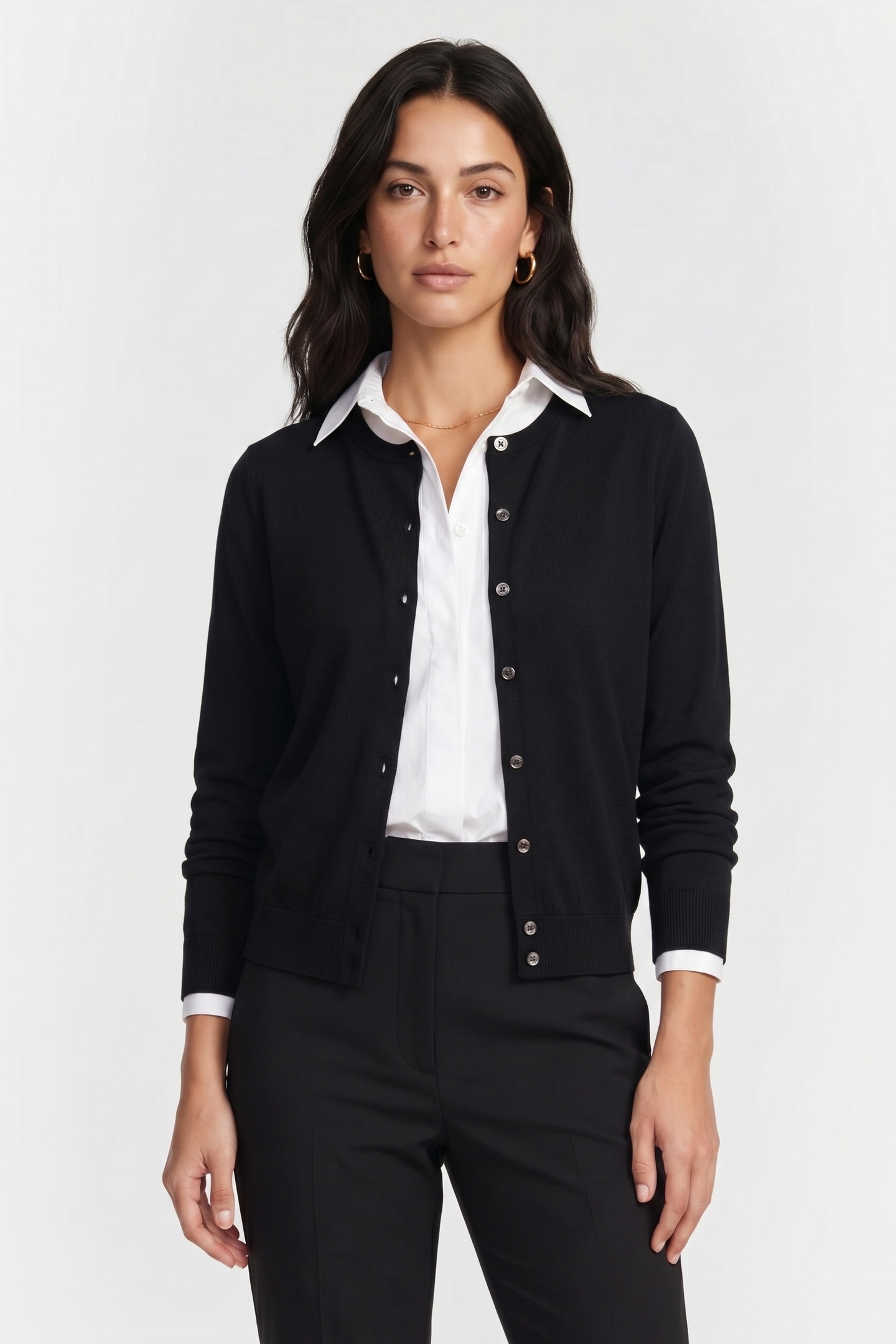 Brooks Brothers Cardigan Cotton Black Maat: XS | Cardigans Outlet | Dames | Zwart