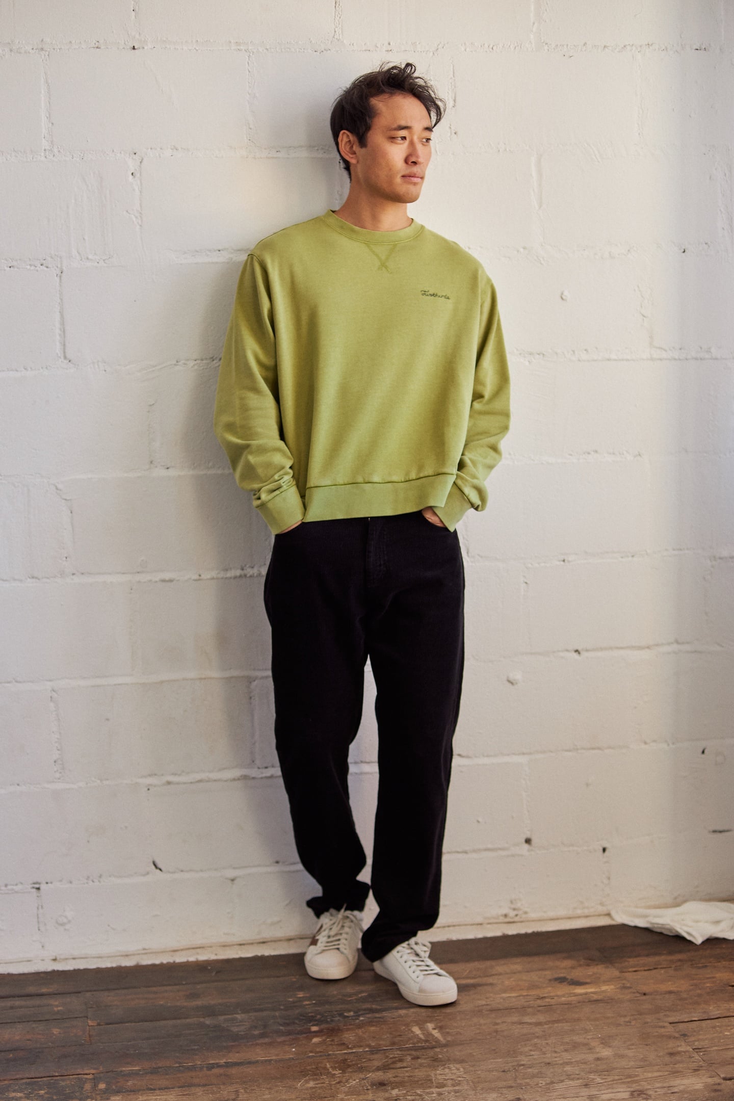 TWOTHIRDS Bagao Sweatshirt Cypress Maat: S | Sweaters Outlet | Heren | Groen