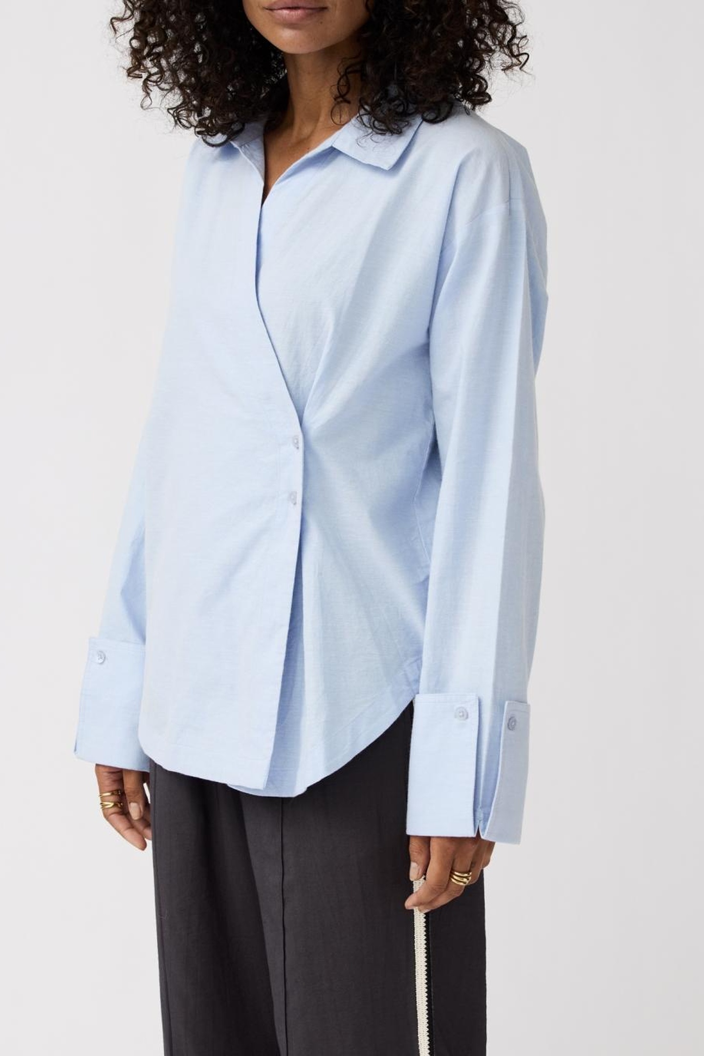 Alchemist Blouse Maud Sky Blue Maat: 34 | Longsleeves Outlet | Dames | Blauw