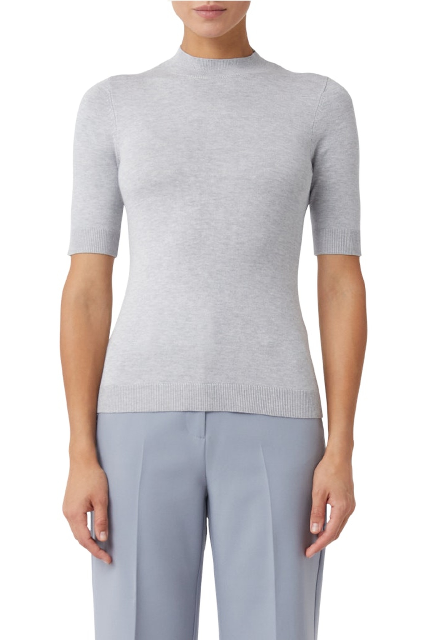 Comma Pullover Light Grey Maat: 46 | Sweaters Outlet | Dames | Grijs
