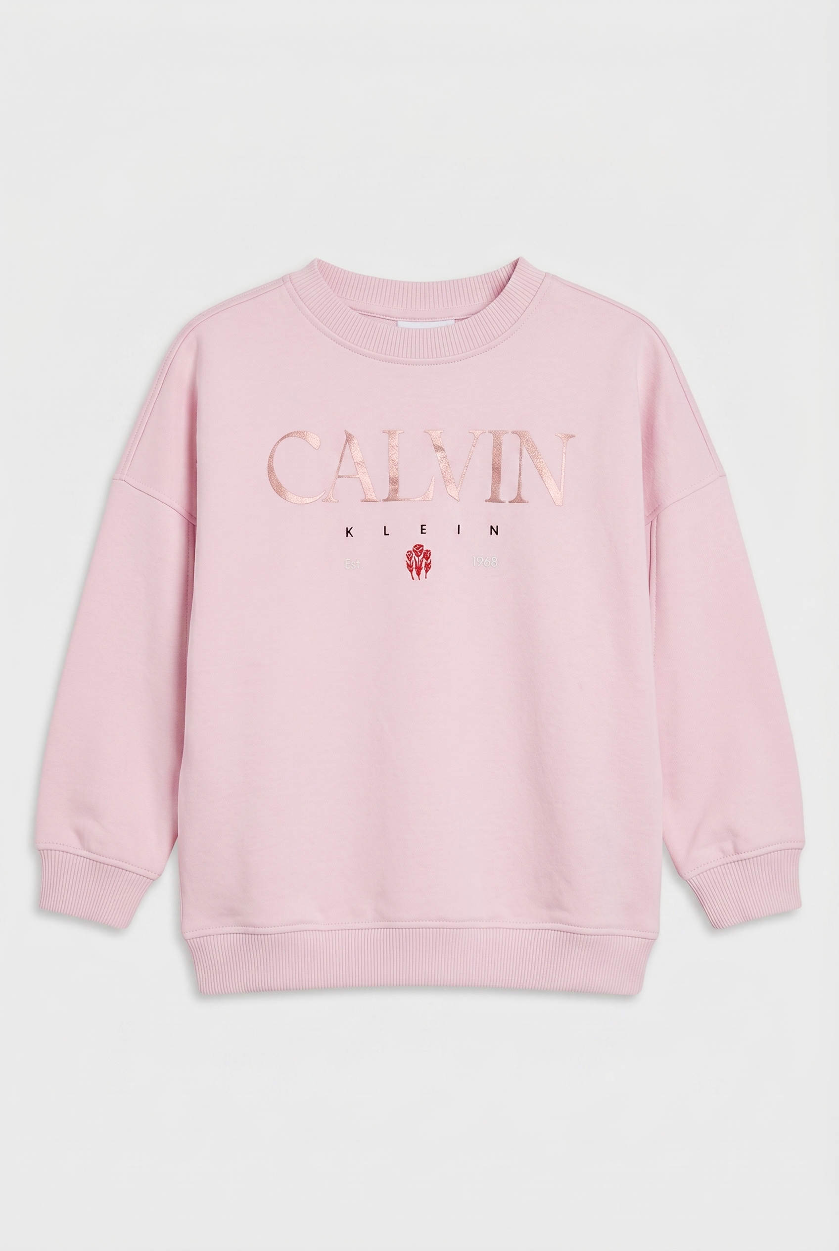 Calvin Klein Girls Multi Color Sweater Pearly Pink Size: 10A | Sweaters & Cardigans Outlet | kids | Roze