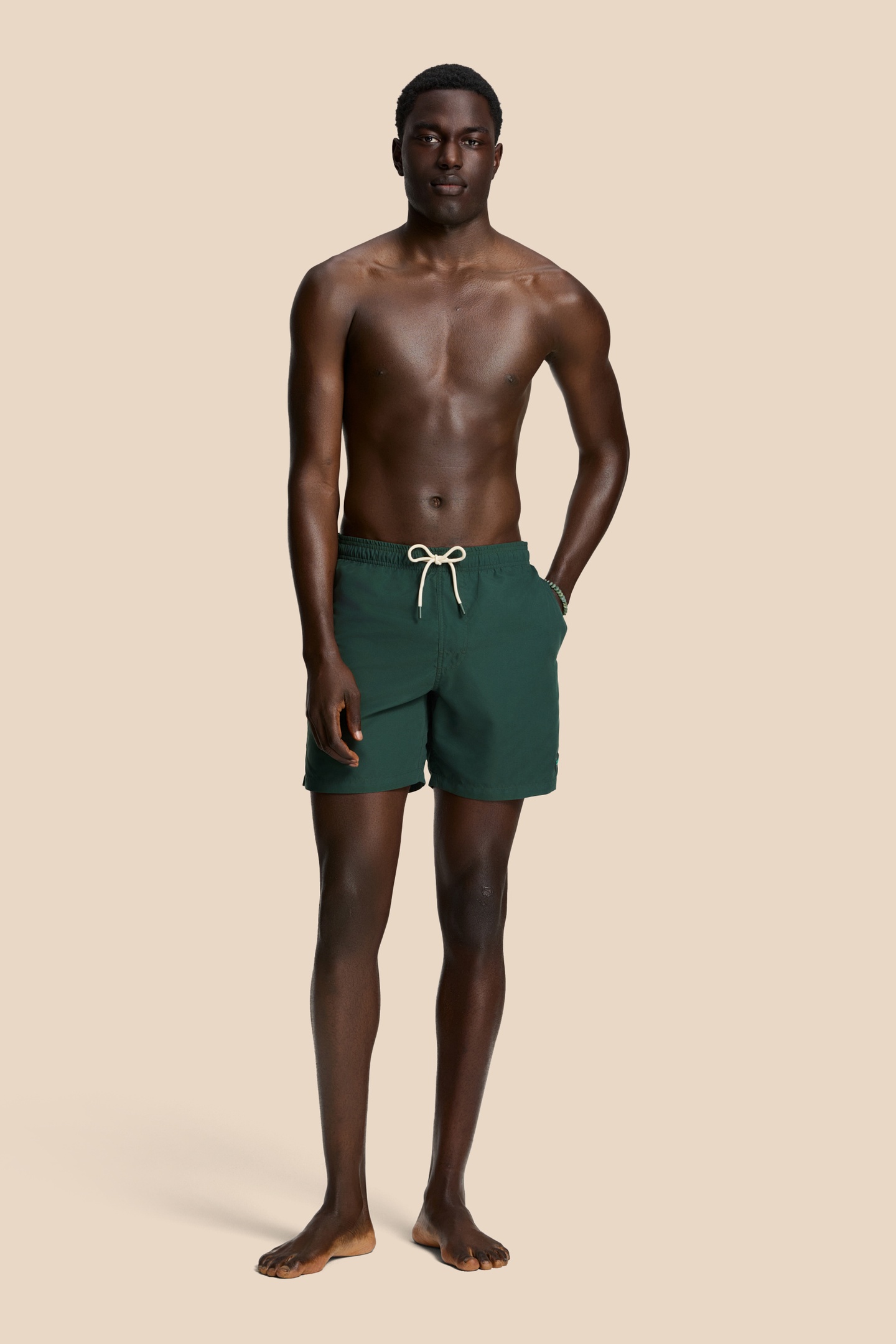Shiwi Men Mike Swim Shorts 7 Inch Solid Green Leaf Maat: S | Zwembroeken Outlet | Heren | Groen