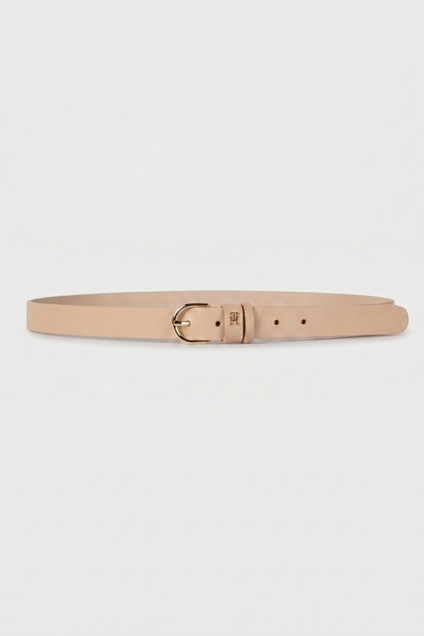 Tommy Hilfiger Essential Effortless Belt Clayed Pebble Maat: 75 | Riemen Outlet | Dames | Beige