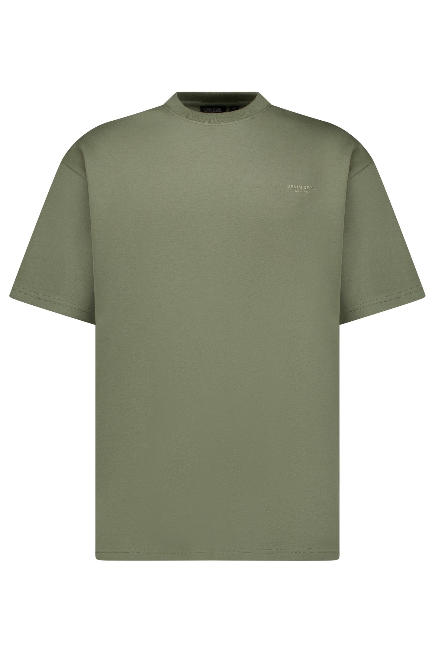 Cars Jeans Local Ts Moss Maat: L | Basic T-Shirts Outlet | Heren | Bruin