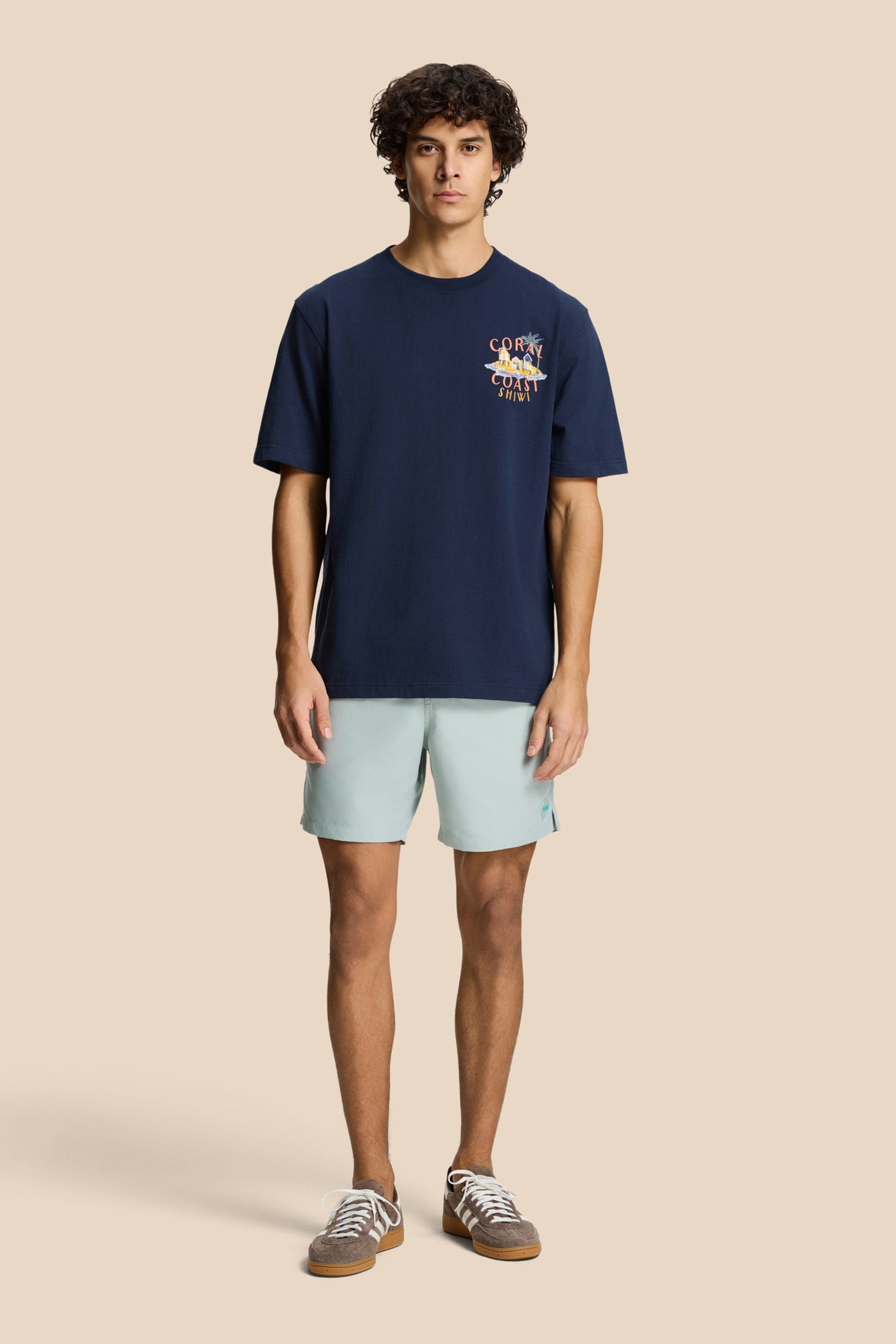 Shiwi Men Mike Swim Shorts 7 Inch Solid Green Seafoam Maat: XXL | Zwembroeken Outlet | Heren | Blauw