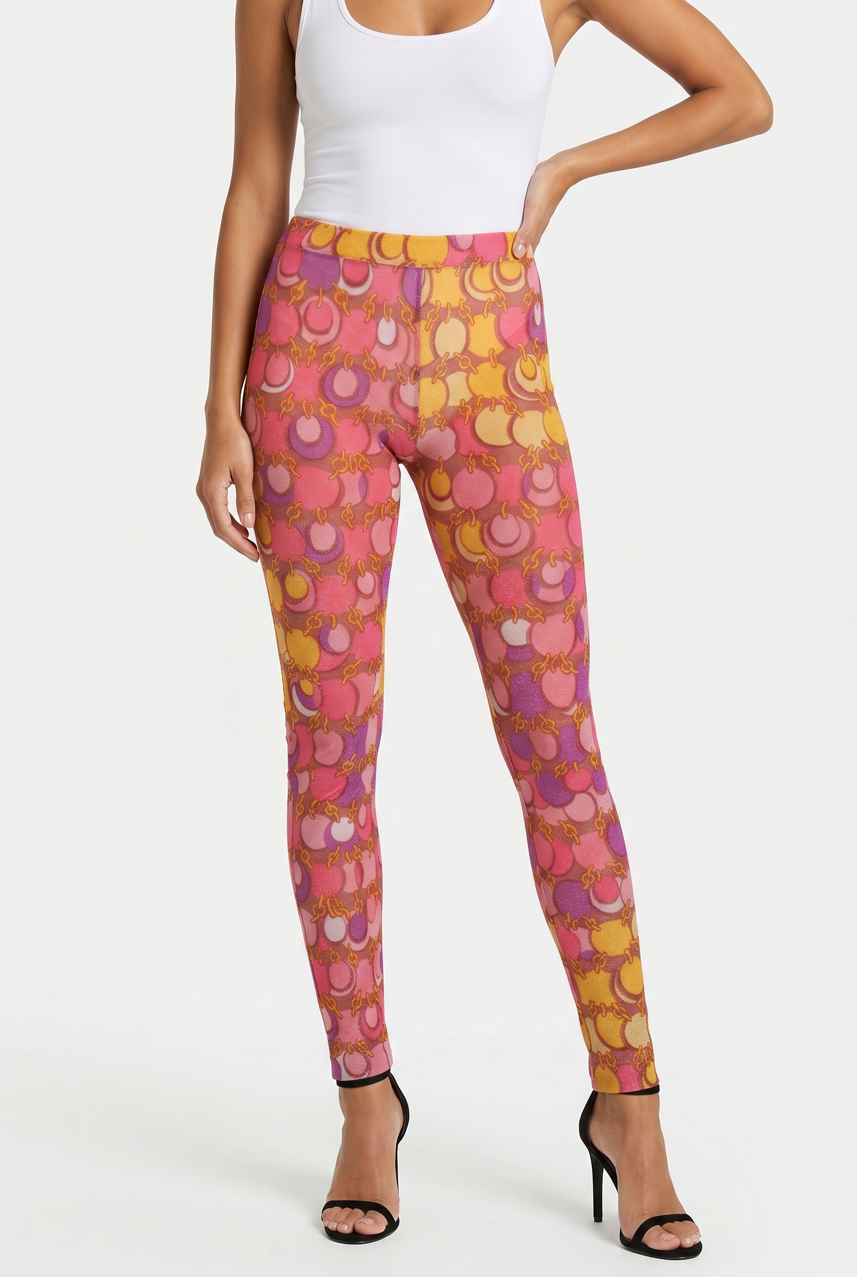 Moschino Pants Multicolor Maat: 40 | Leggings Outlet | Dames | Paars