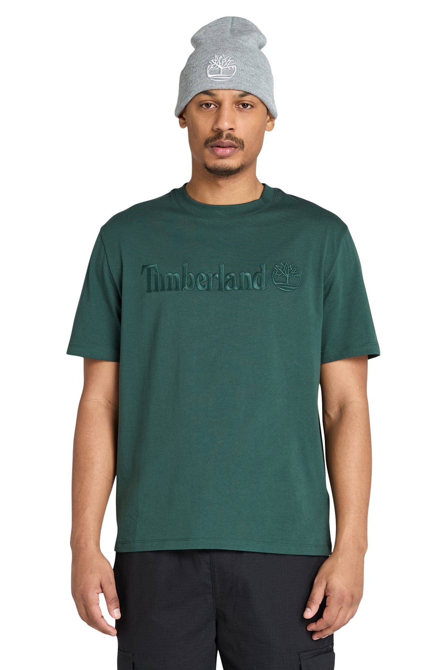 Timberland Hampthon Short Sleeve Tee Green Gables Maat: S | Basic T-Shirts Outlet | Heren | Groen