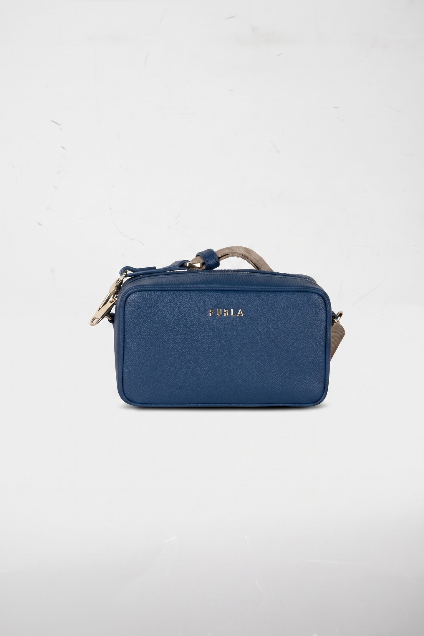 Furla Classic Xl Crossbody Pouch Indigo+tortora Maat: OS | Schoudertassen Outlet | Dames | Blauw