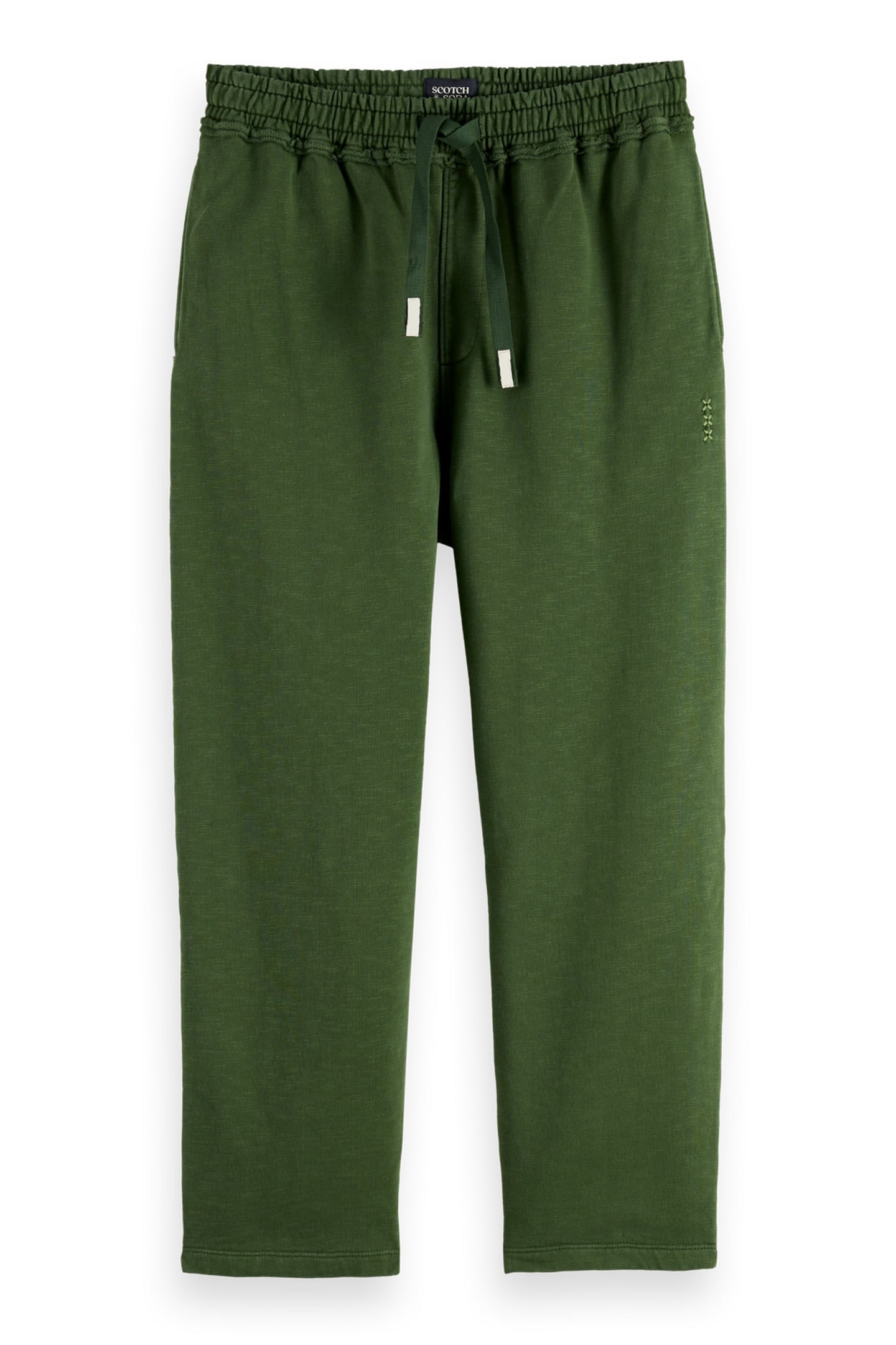 Scotch & Soda 3 Crosses Sweatpant Khaki Taille: L | Pantalons de survêtement Outlet | Homme | Marron