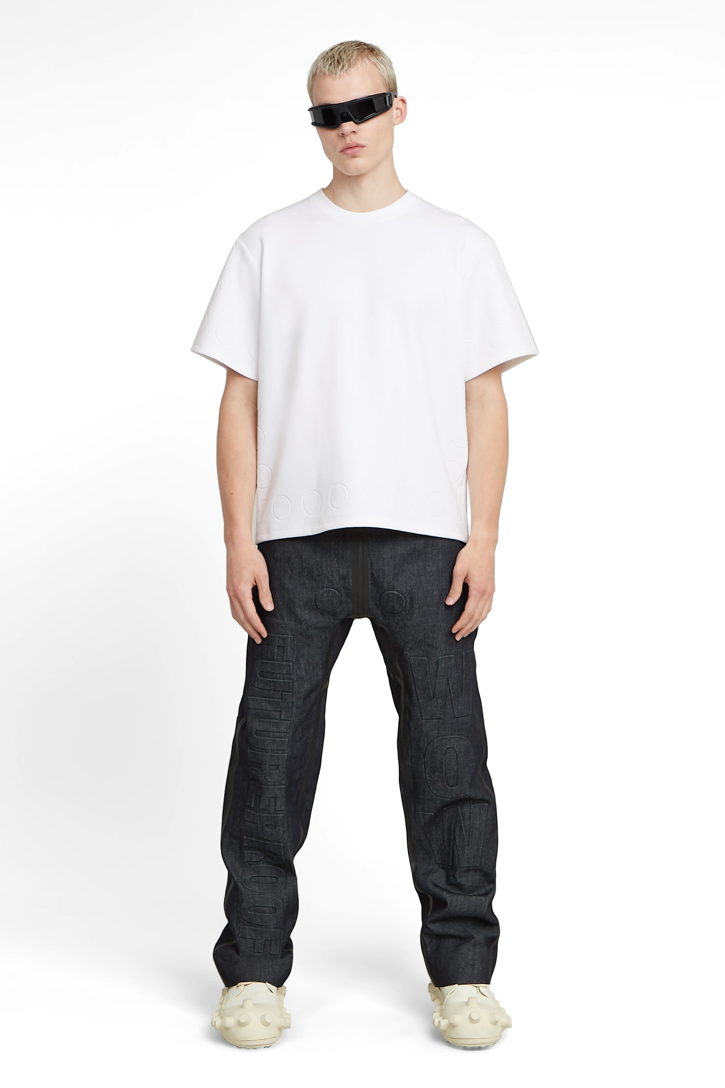 G-Star Gsxwvb Oversized Boxy Tee White Maat: XS | T-shirts met Print Outlet | Heren | Wit