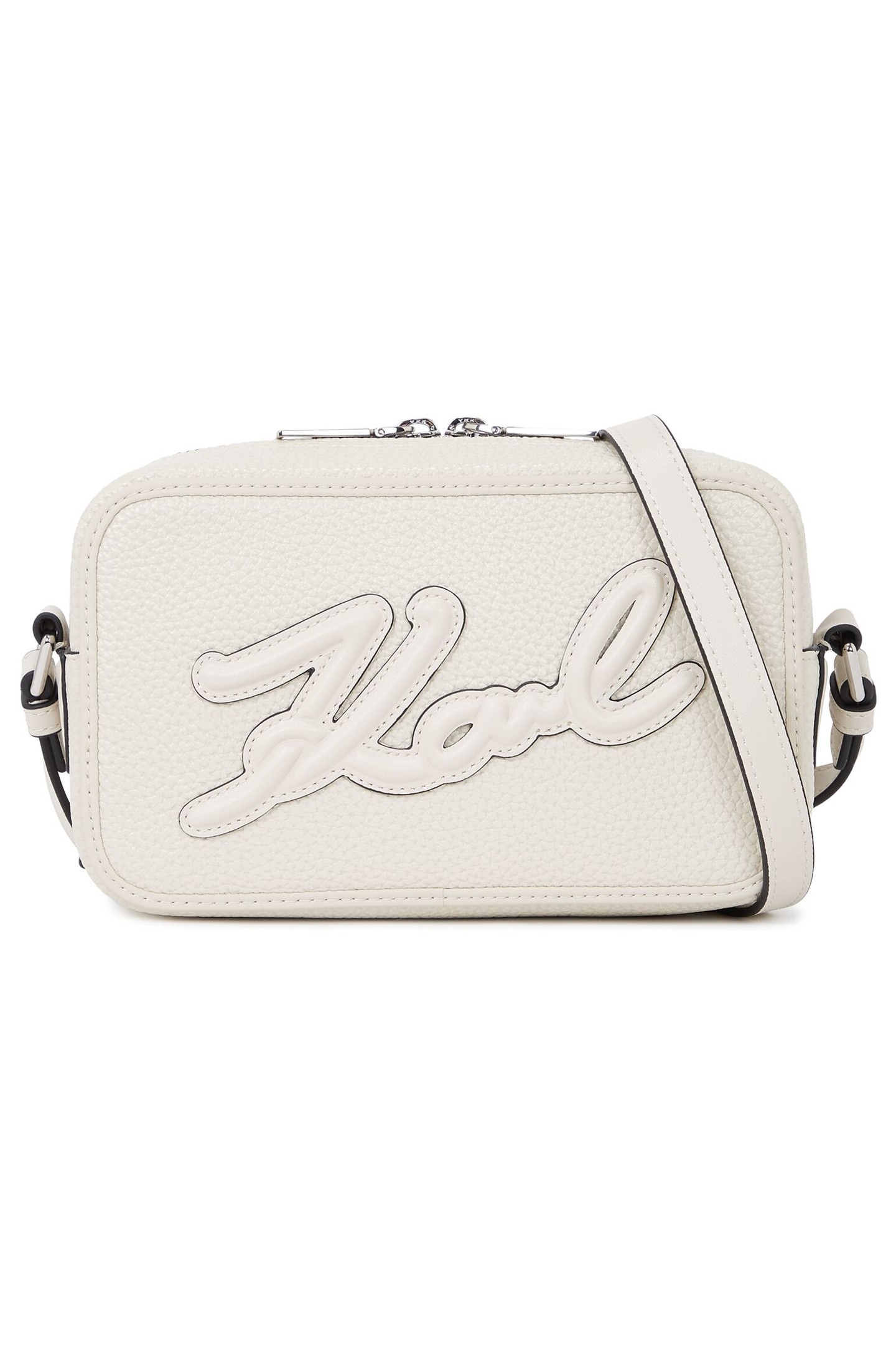 Karl Lagerfeld K/skuare Camera Bag Grainy Cement Maat: OS | Schoudertassen Outlet | Dames | Wit