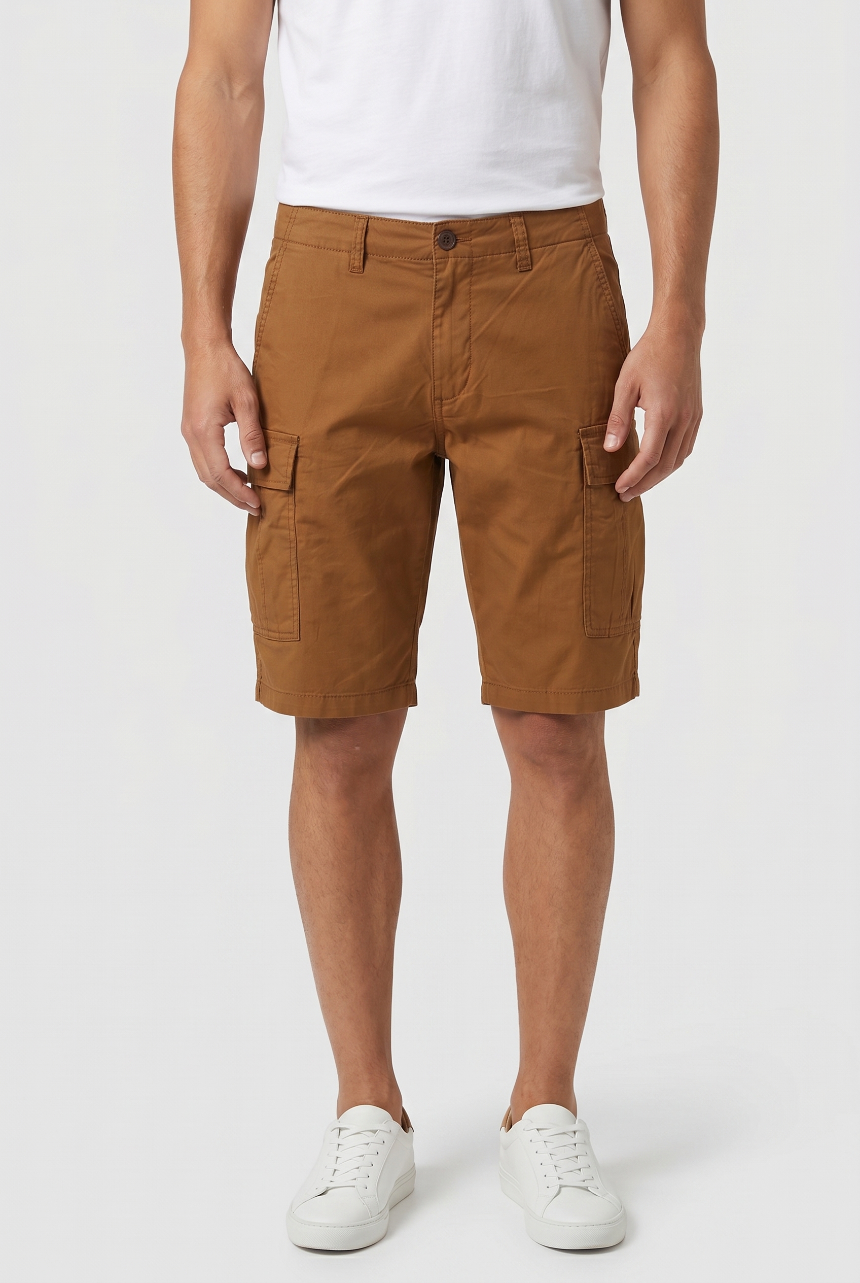 Timberland Twill Cargo Short Dark Brown Maat: W31 | Korte Broeken Outlet | Heren | Bruin