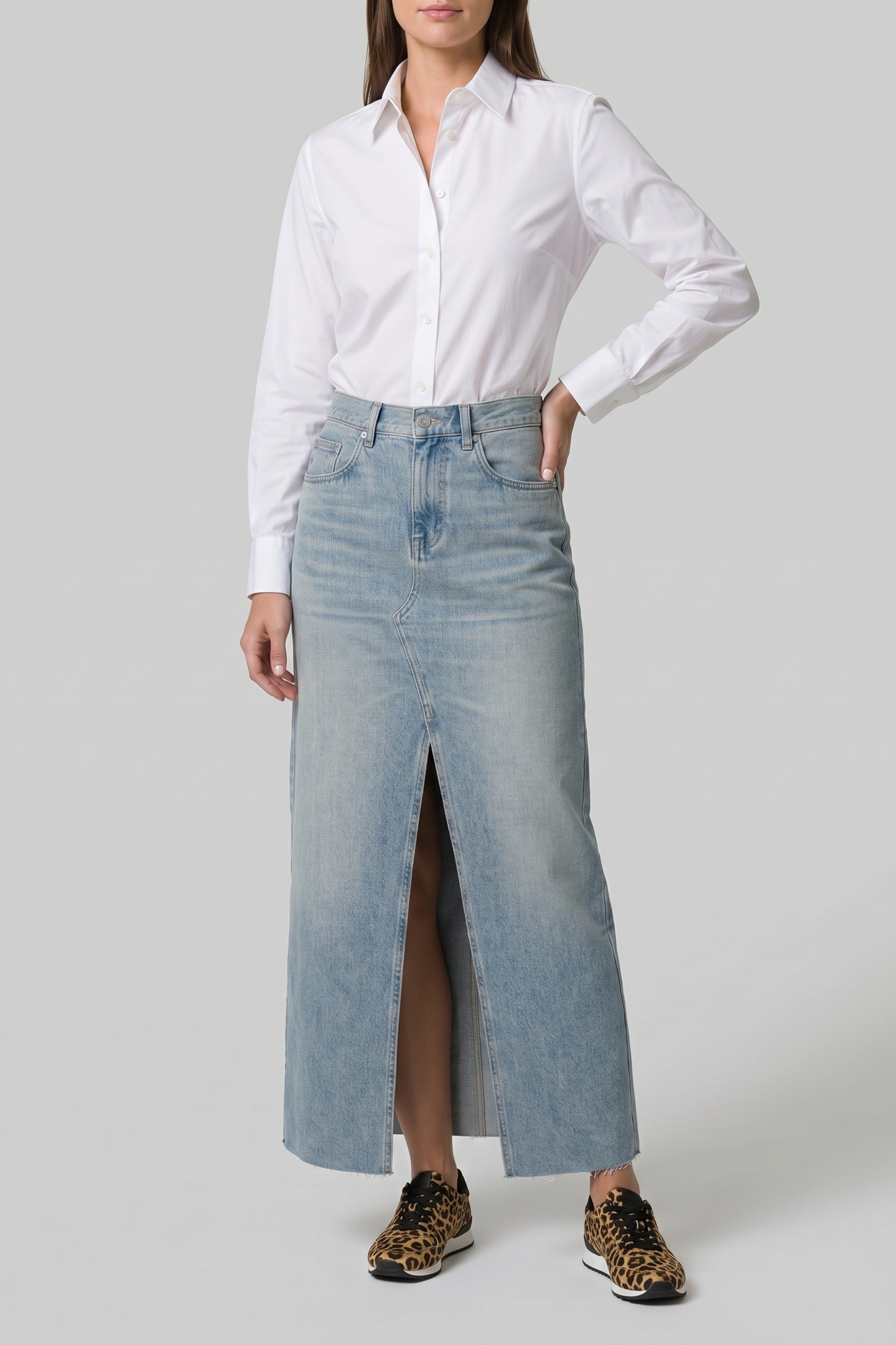 & Other Stories Jenny Skirt Blue Maat: 36 | Maxi Rokken Outlet | Dames | Blauw