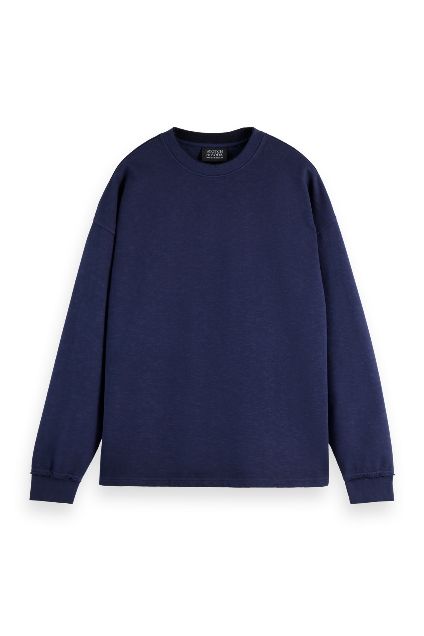 Scotch & Soda 3 Crosses Garment-dyed Sweatshirt Peacoat Taglia: M | Maglioni a maglia Outlet | Uomo
