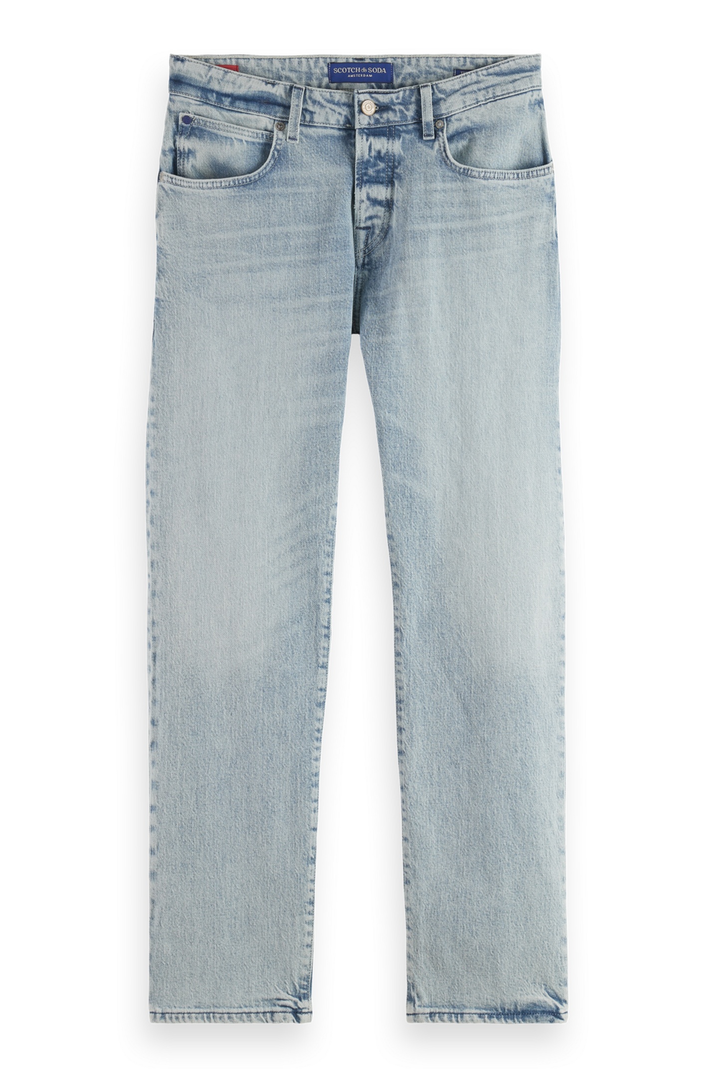 Scotch & Soda The Zee Straight Jeans Blue Story Medium Blue Taille: W36L34 | Jeans relaxed fit Outlet | Homme | Bleu