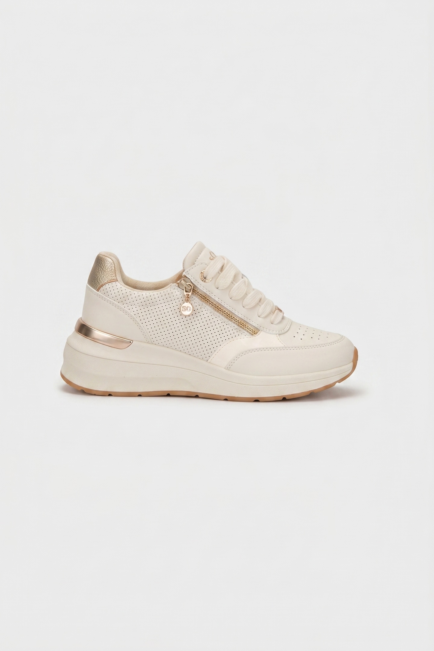 s.Oliver Shoes Beige Maat: 38 | Sneakers Outlet | Dames | Beige