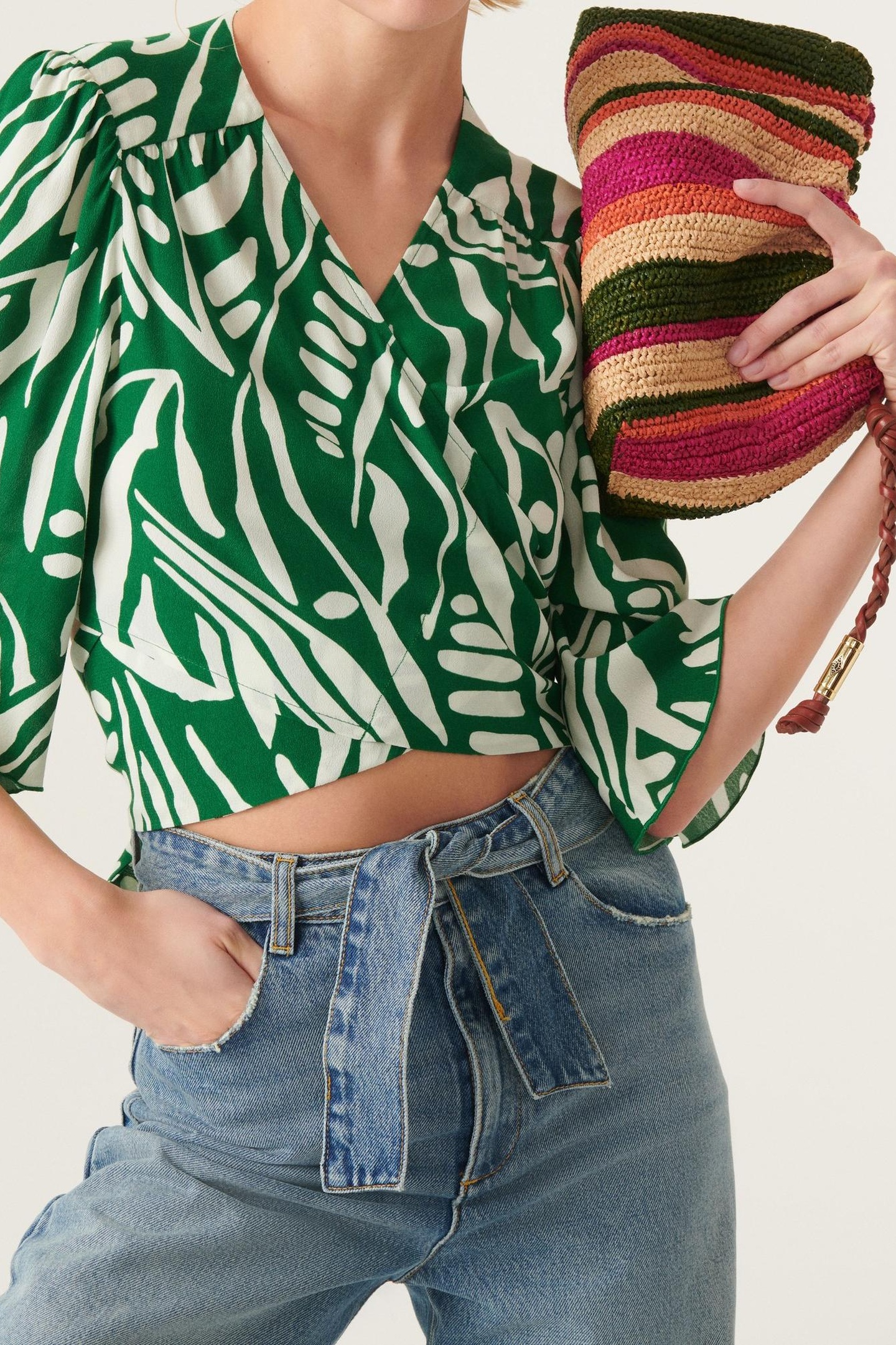 BA&SH Top Tonka Vert Maat: L | Blouses Outlet | Dames | Groen