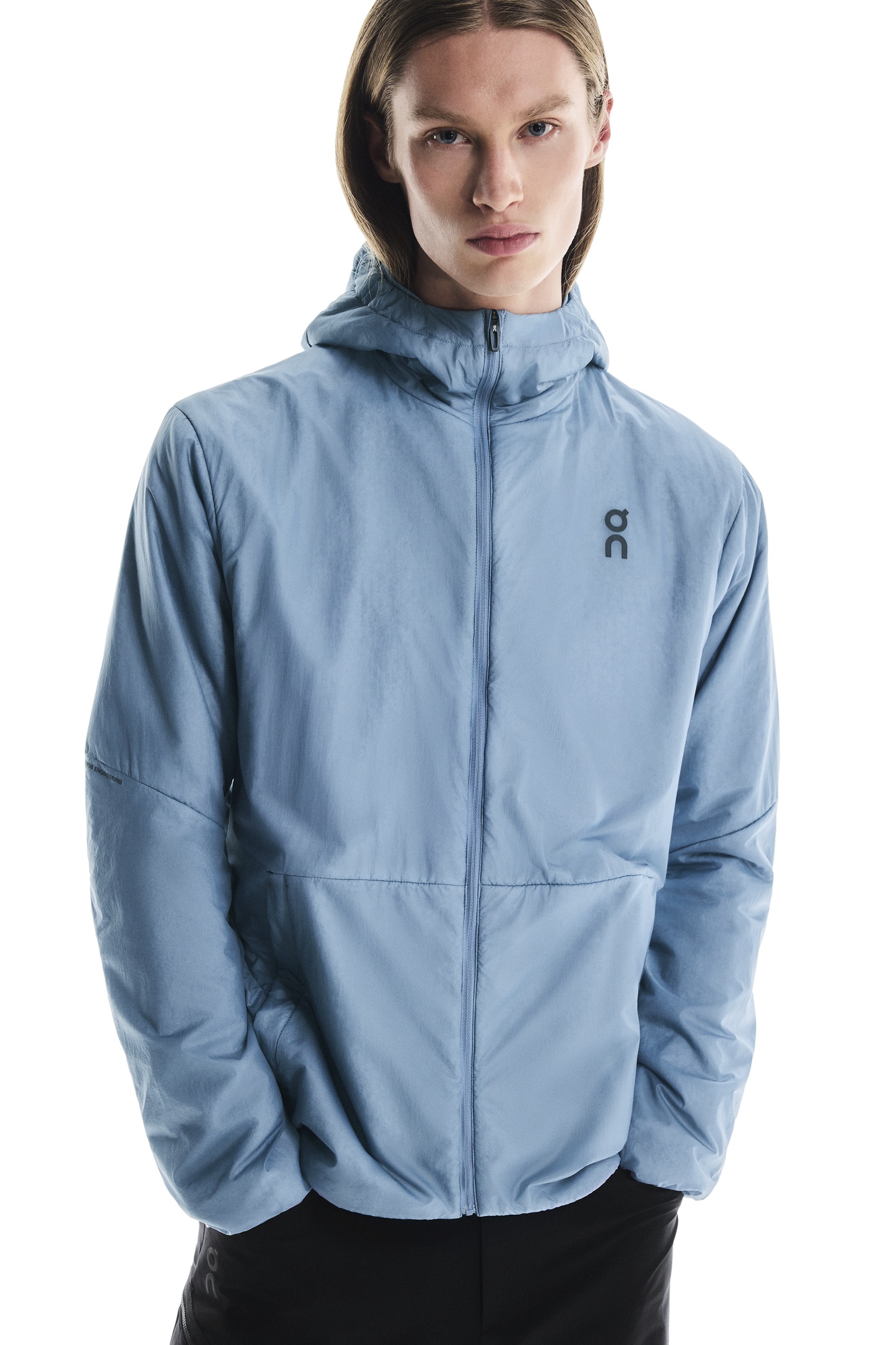 On Trek Jacket Insulated 1 M Chambray Chambray Maat: S | Lichte Jassen Outlet | Heren | Blauw