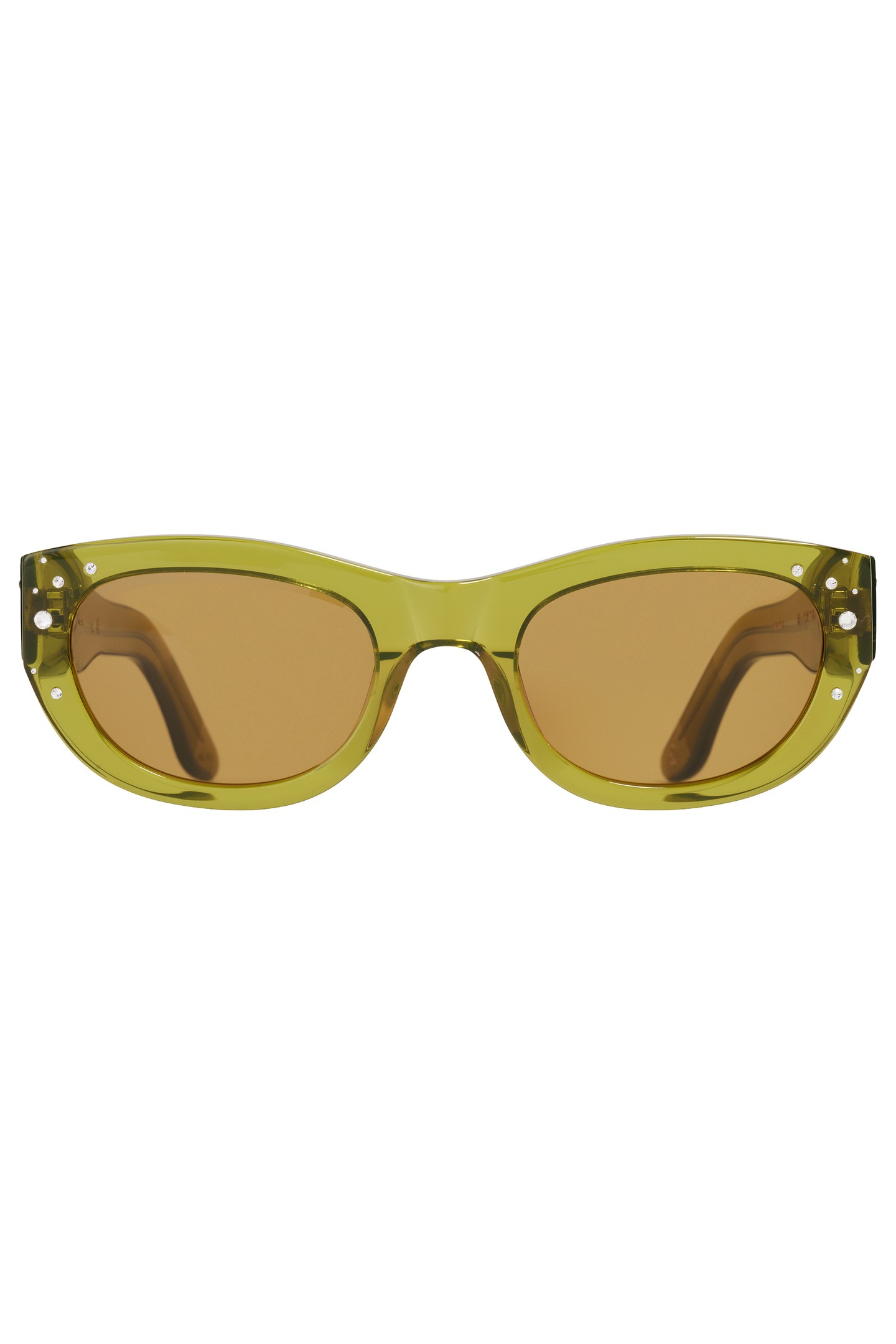 Ace & Tate Unisex Caspian-lilipad-sun Maat: M | Zonnebrillen Outlet | Unisex | Groen