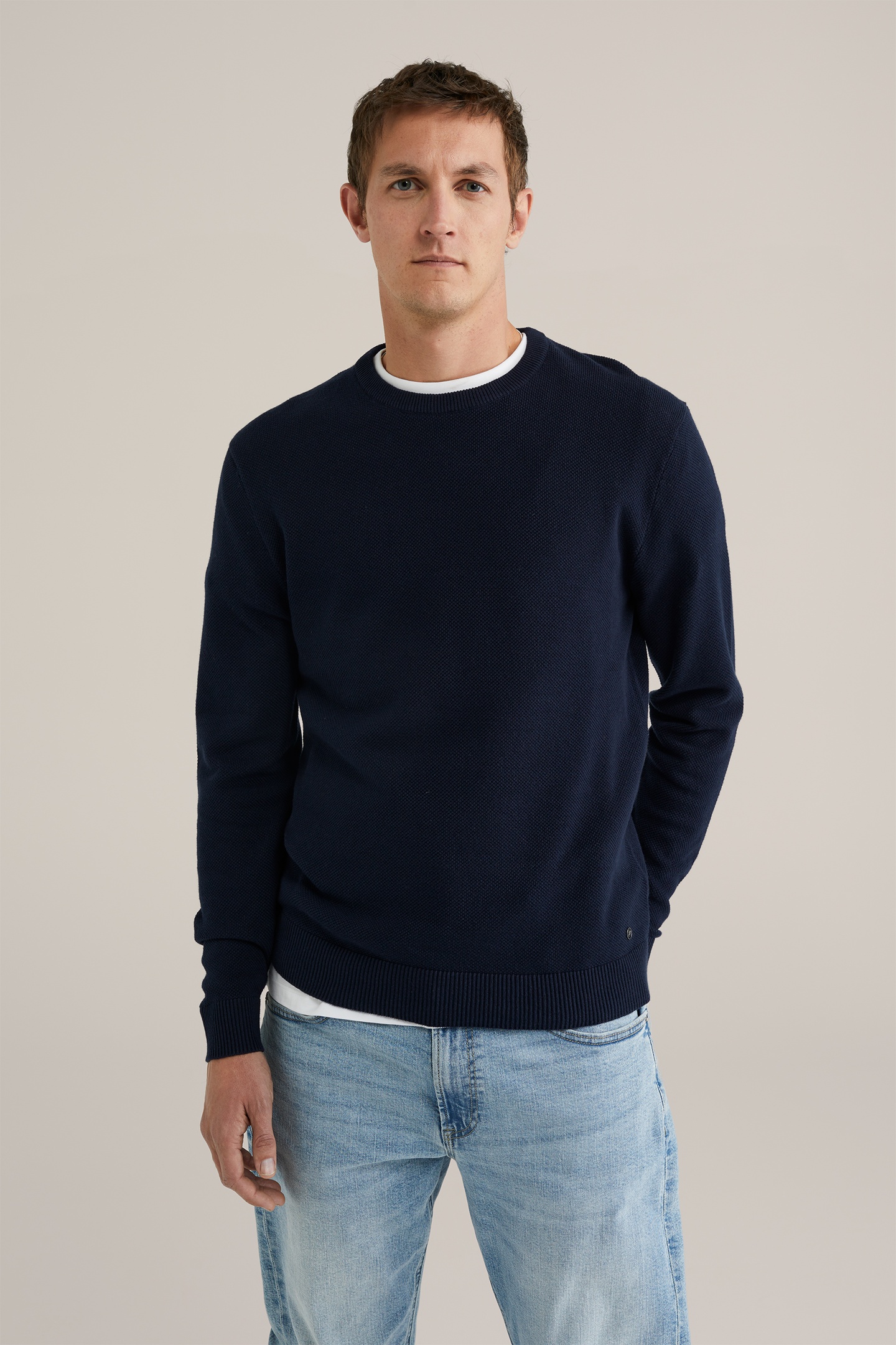 We Fashion Pullover Dark Blue Maat: 3XL | Sweaters Outlet | Heren | Blauw