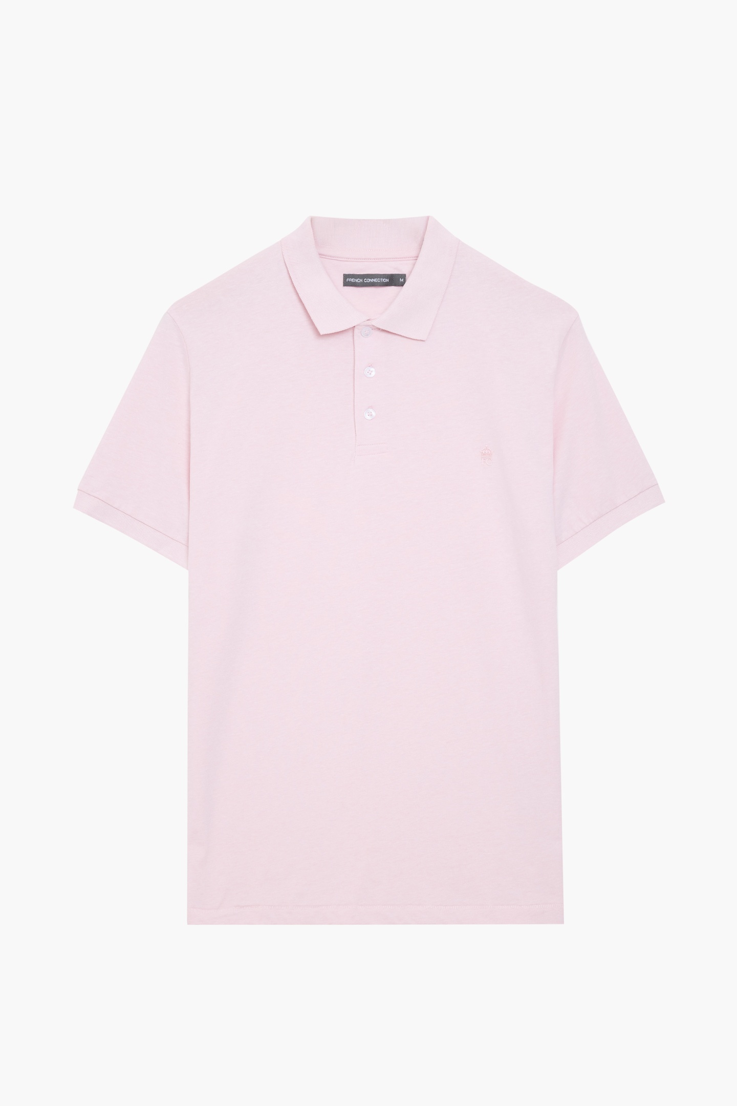 French Connection Polo Pink Mel/pink Maat: L | Poloshirts Outlet | Heren | Roze