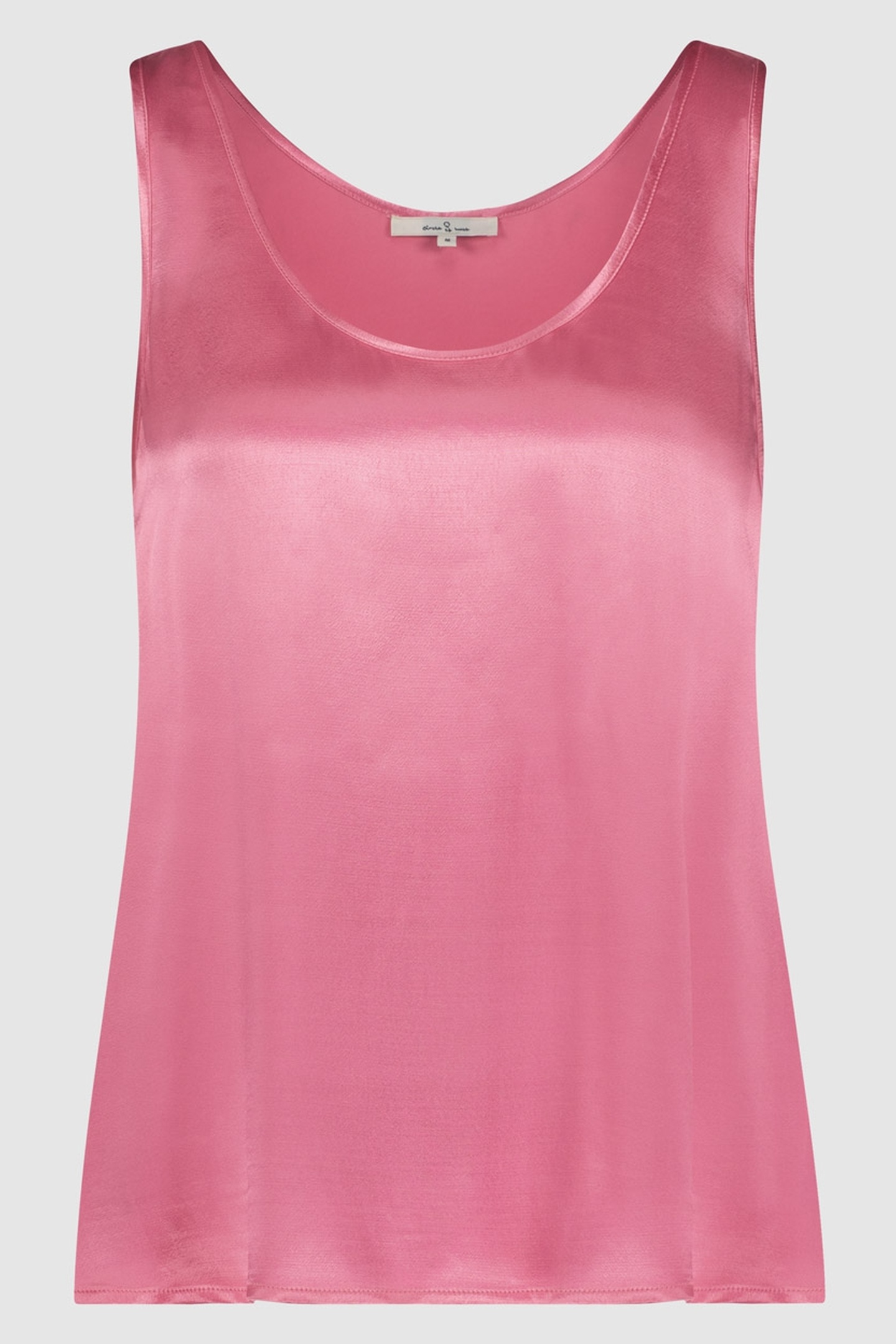 Circle of Trust Isabelle Top Shocking Pink Maat: S | Mouwloze Tops Outlet | Dames | Roze