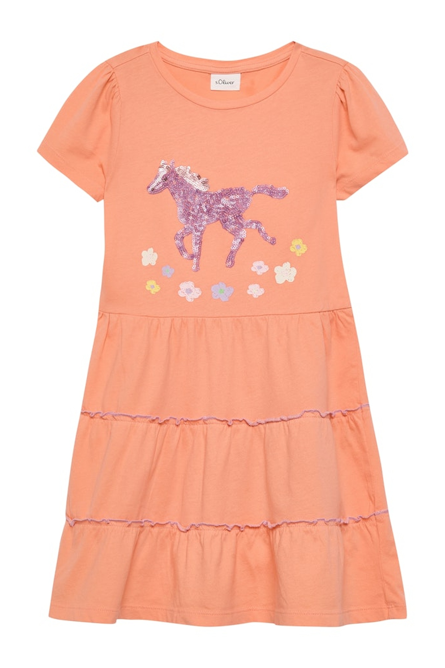 s.Oliver Dresses Orange Maat: 122 | Jurken Outlet | kids | Oranje