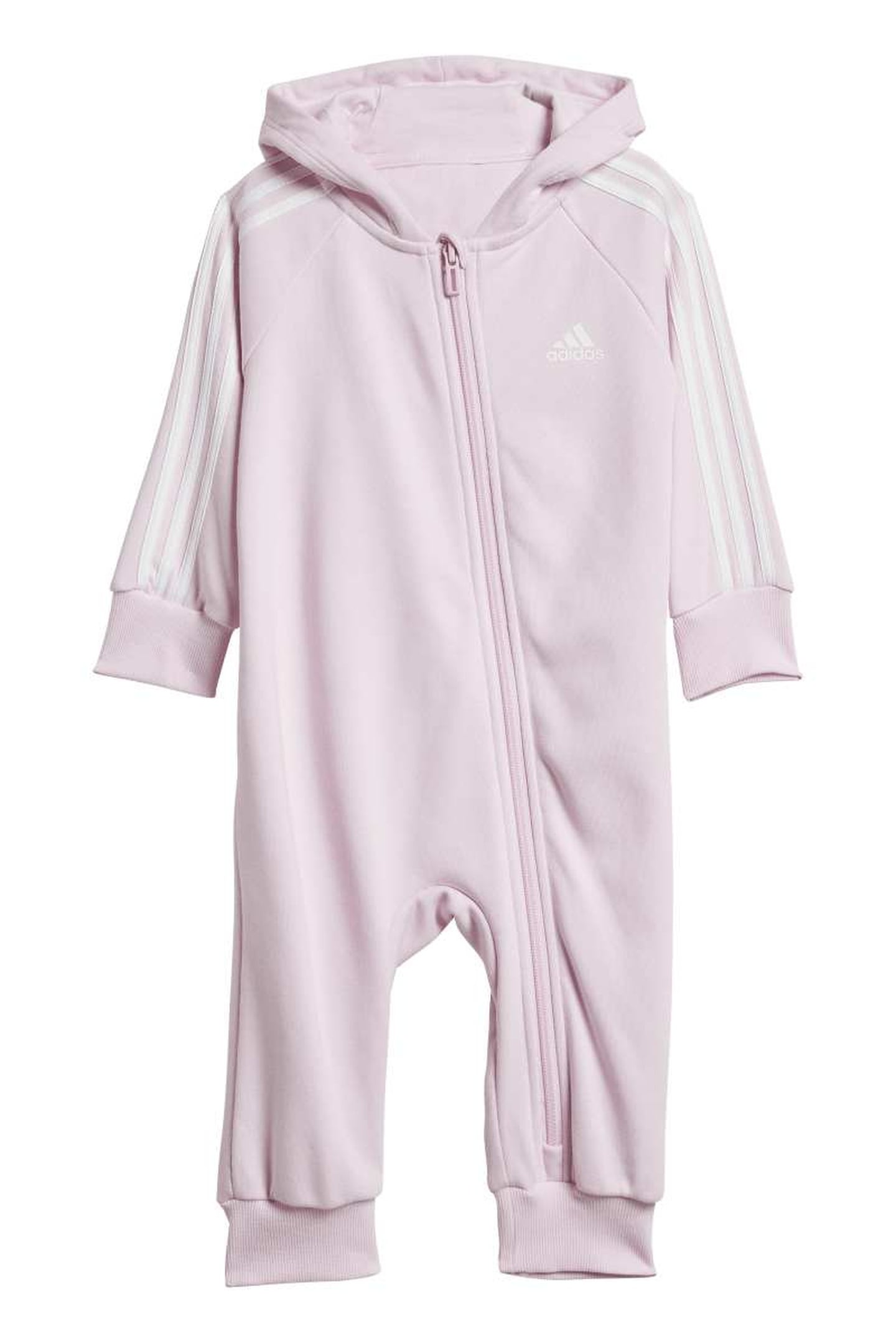 Adidas Sportswear Infants Essentials 3-stripes Onesie Clear Pink Maat: 98 | Baby Rompers Outlet | Unisex | Roze
