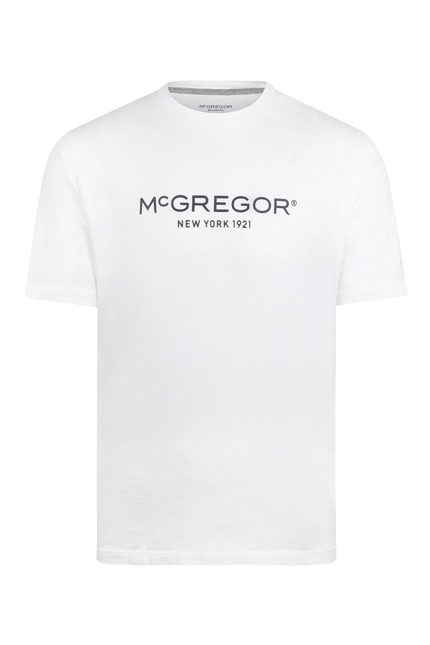 McGregor Essential Logo T-shirt White Maat: 3XL | Basic T-Shirts Outlet | Heren | Wit
