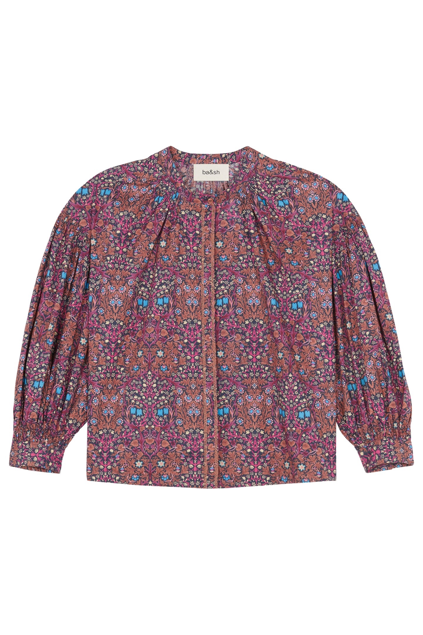 BA&SH Chemise Ulysse Rose Maat: M | Longsleeves Outlet | Dames | Blauw