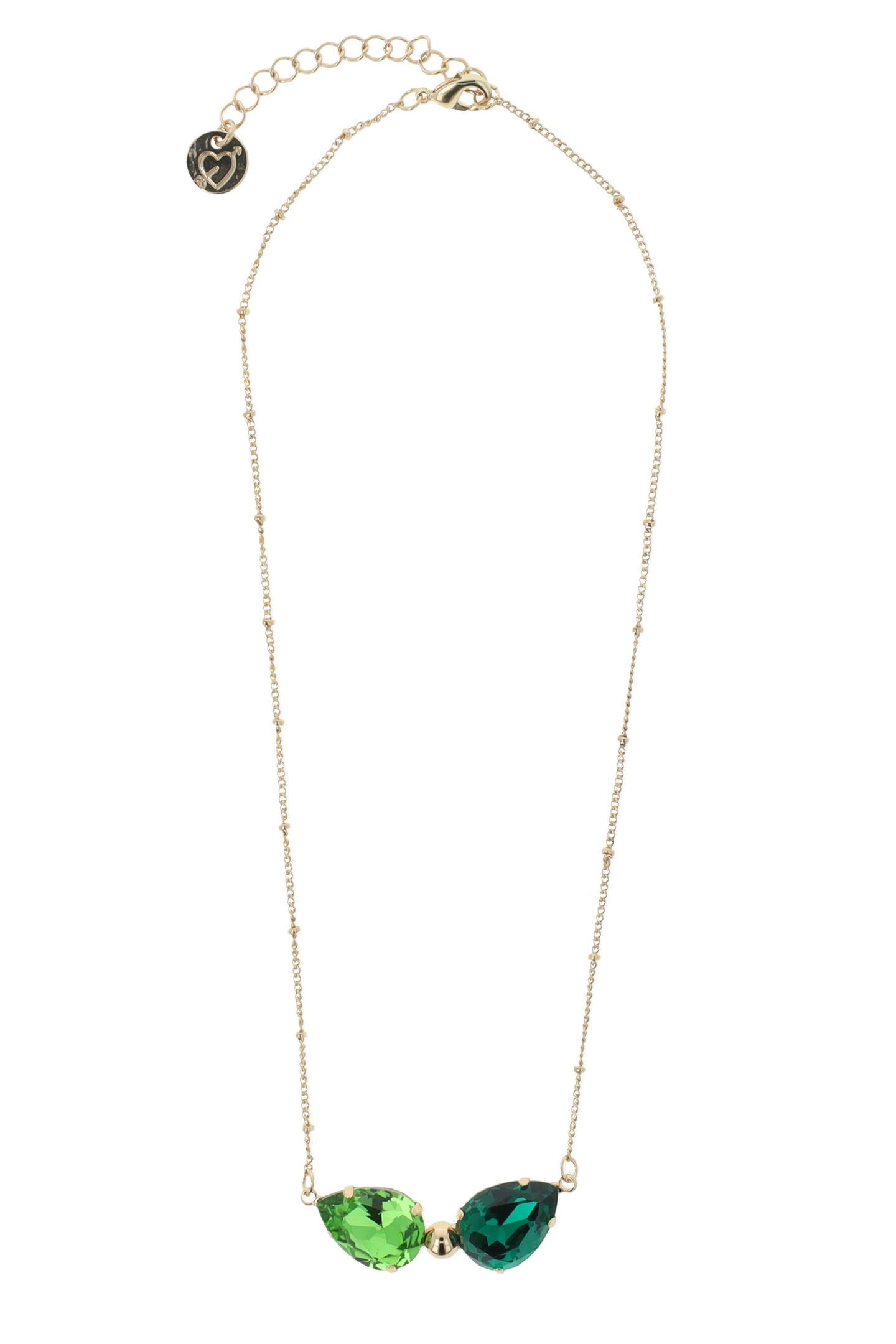 OTAZU Classic Drop Necklace Green Green Maat: OS | Kettingen Outlet | Dames | Groen