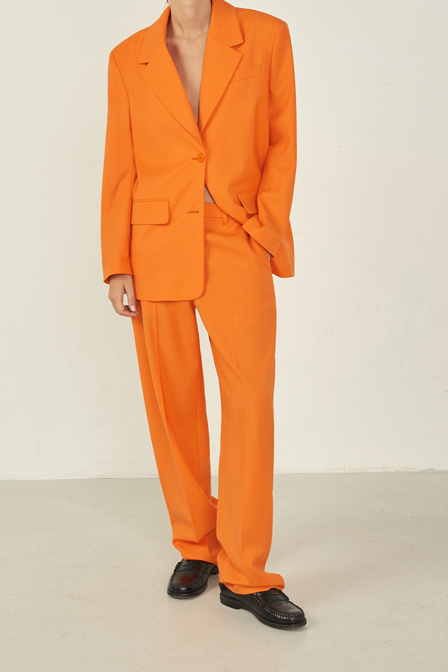 American Vintage Tabinsville Blazer Carotte Maat: M/L | Blazers Outlet | Dames | Oranje