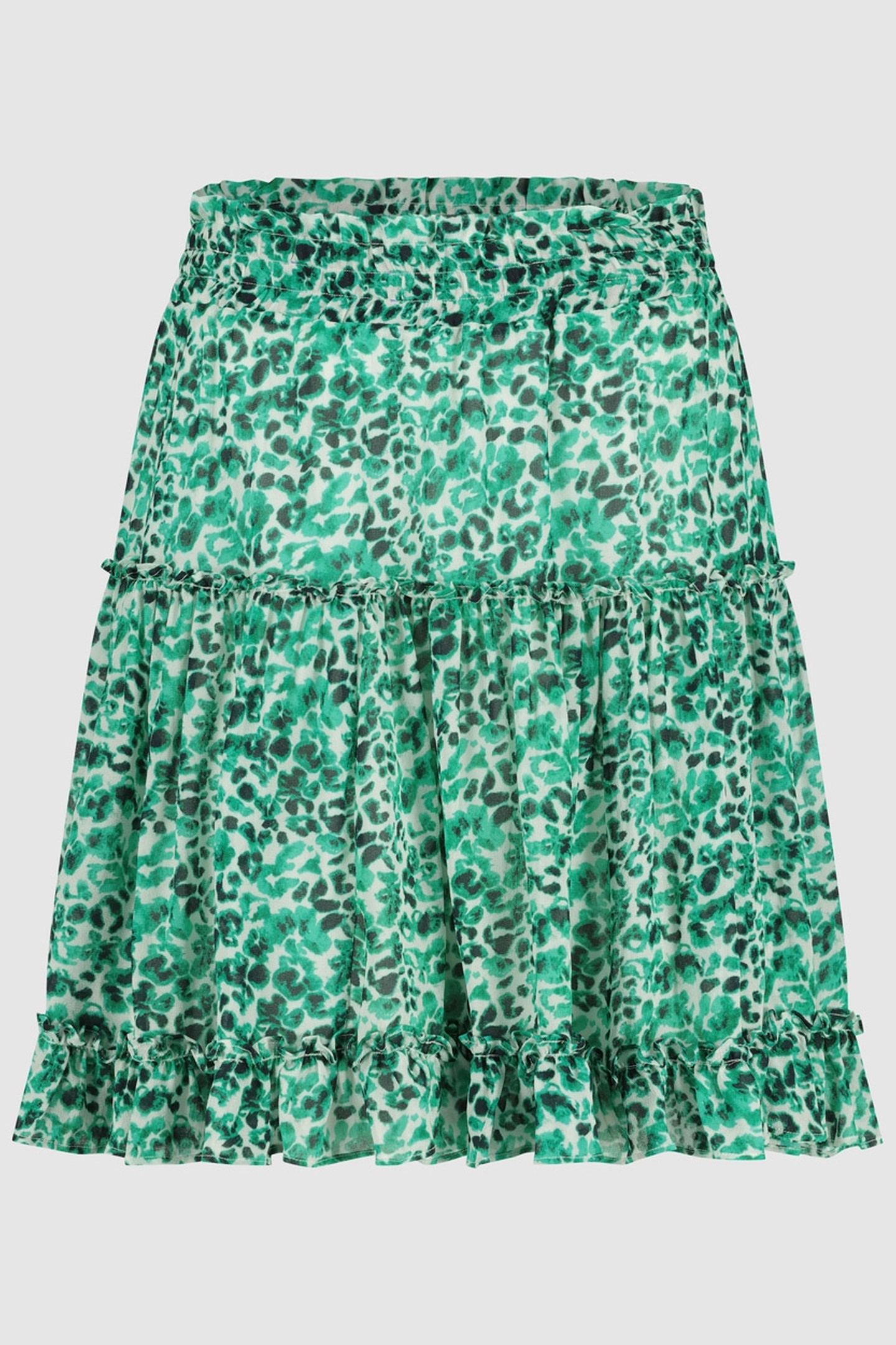 Circle of Trust Rocky Skirt Flowy Leo Maat: S | Mini Rokken Outlet | Dames | Groen